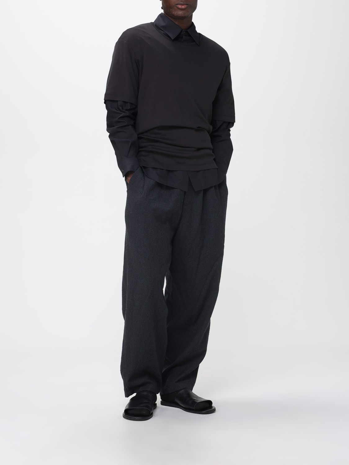 LEMAIRE T-SHIRT: T-shirt homme Lemaire, Bleu - Img 2