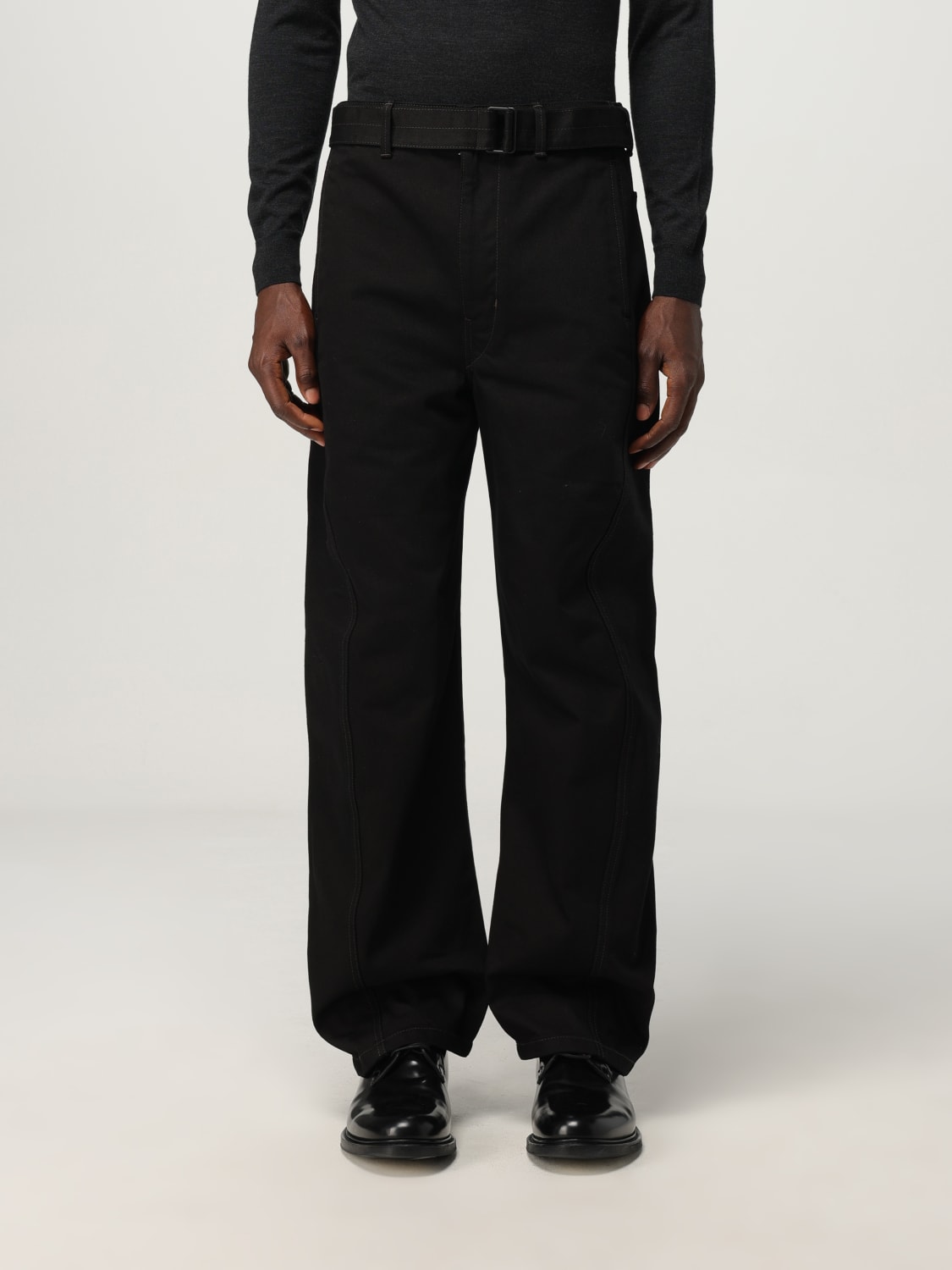 LEMAIRE PANTS: Pants men Lemaire, Black - Img 1
