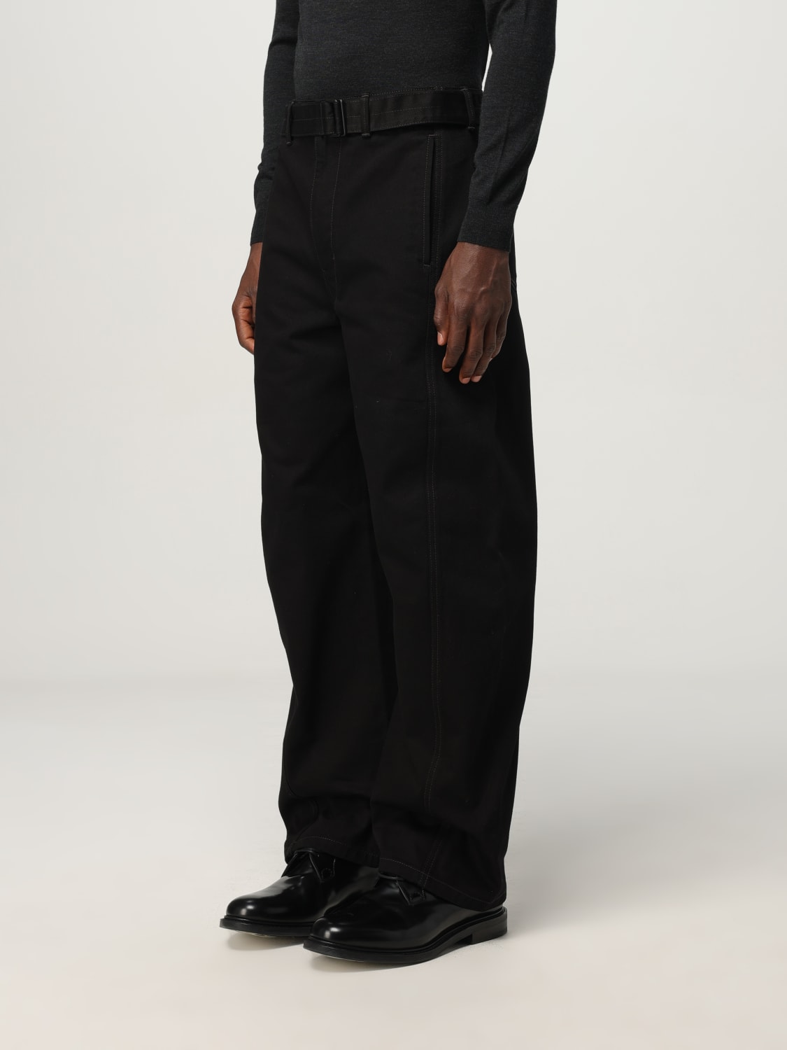 LEMAIRE PANTS: Pants men Lemaire, Black - Img 4