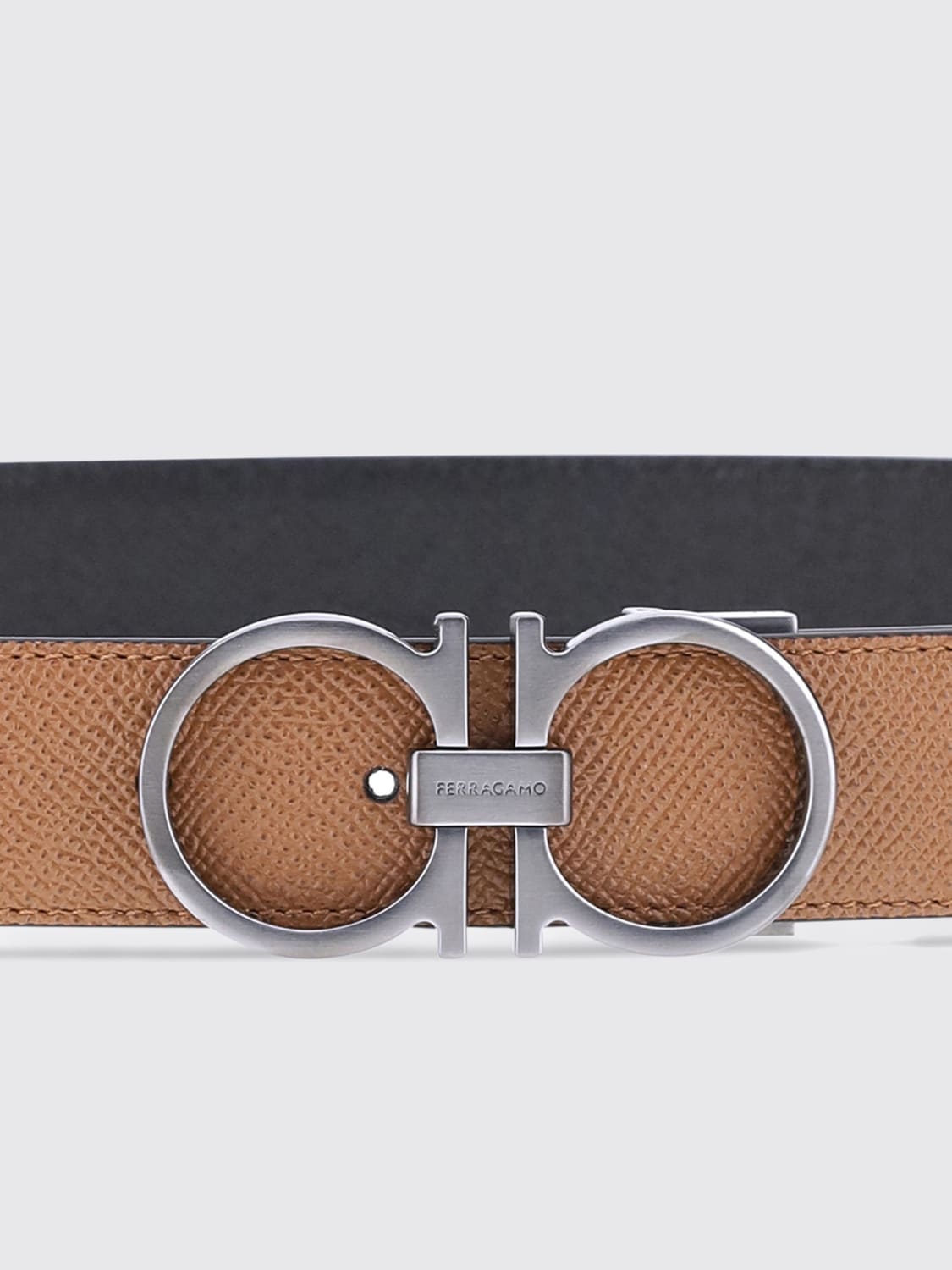 FERRAGAMO BELT: Belt men Ferragamo, Natural - Img 3