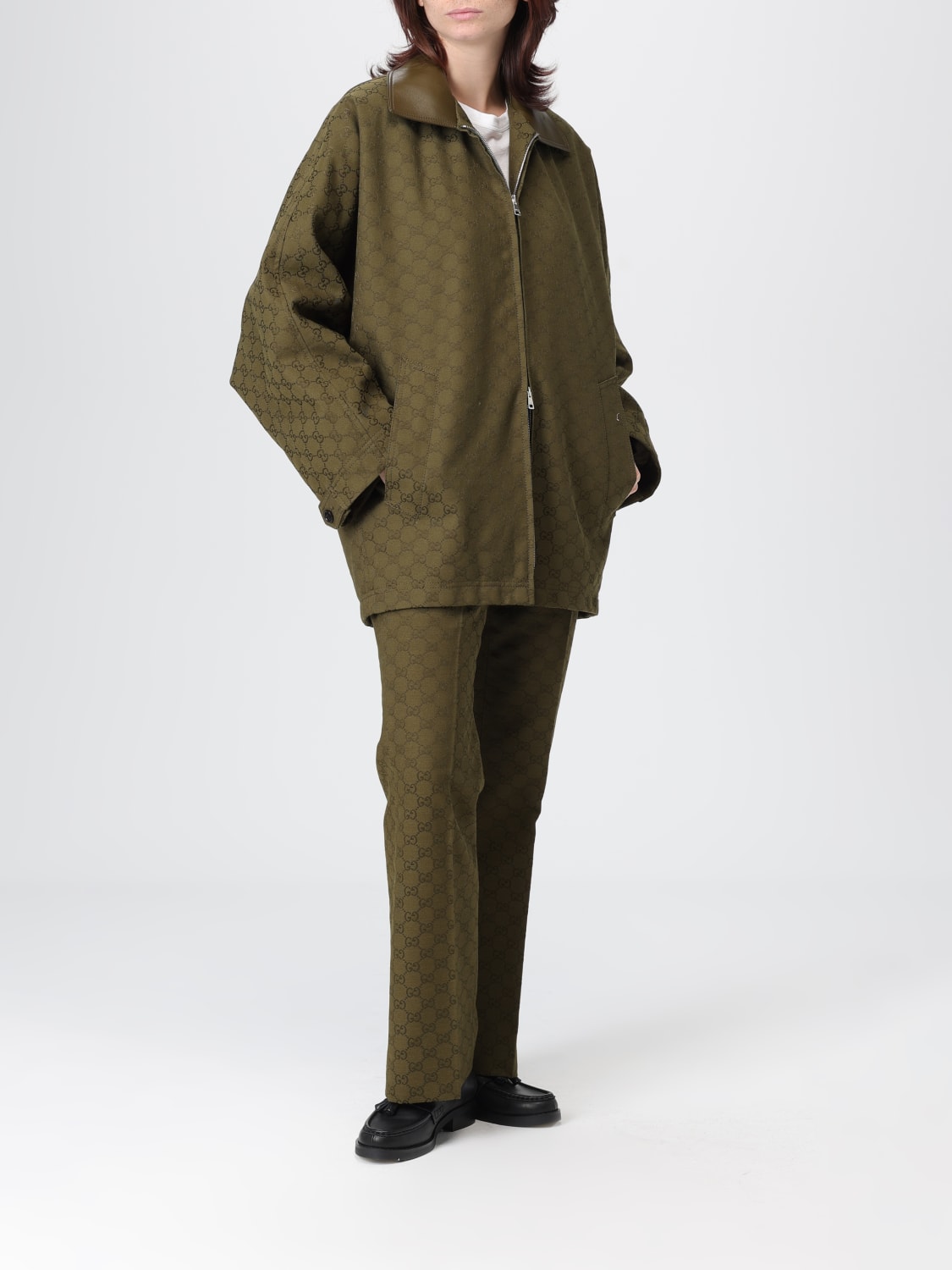 GUCCI JACKET: Jacket woman Gucci, Green - Img 2