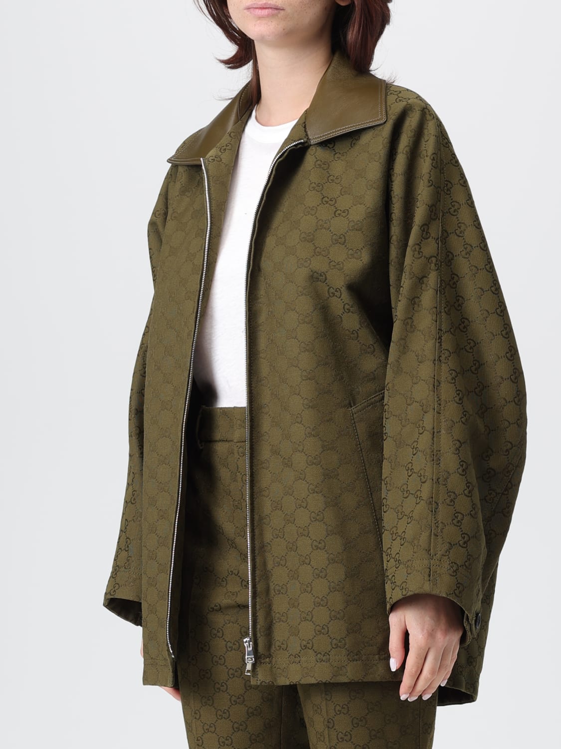 GUCCI JACKET: Jacket woman Gucci, Green - Img 4