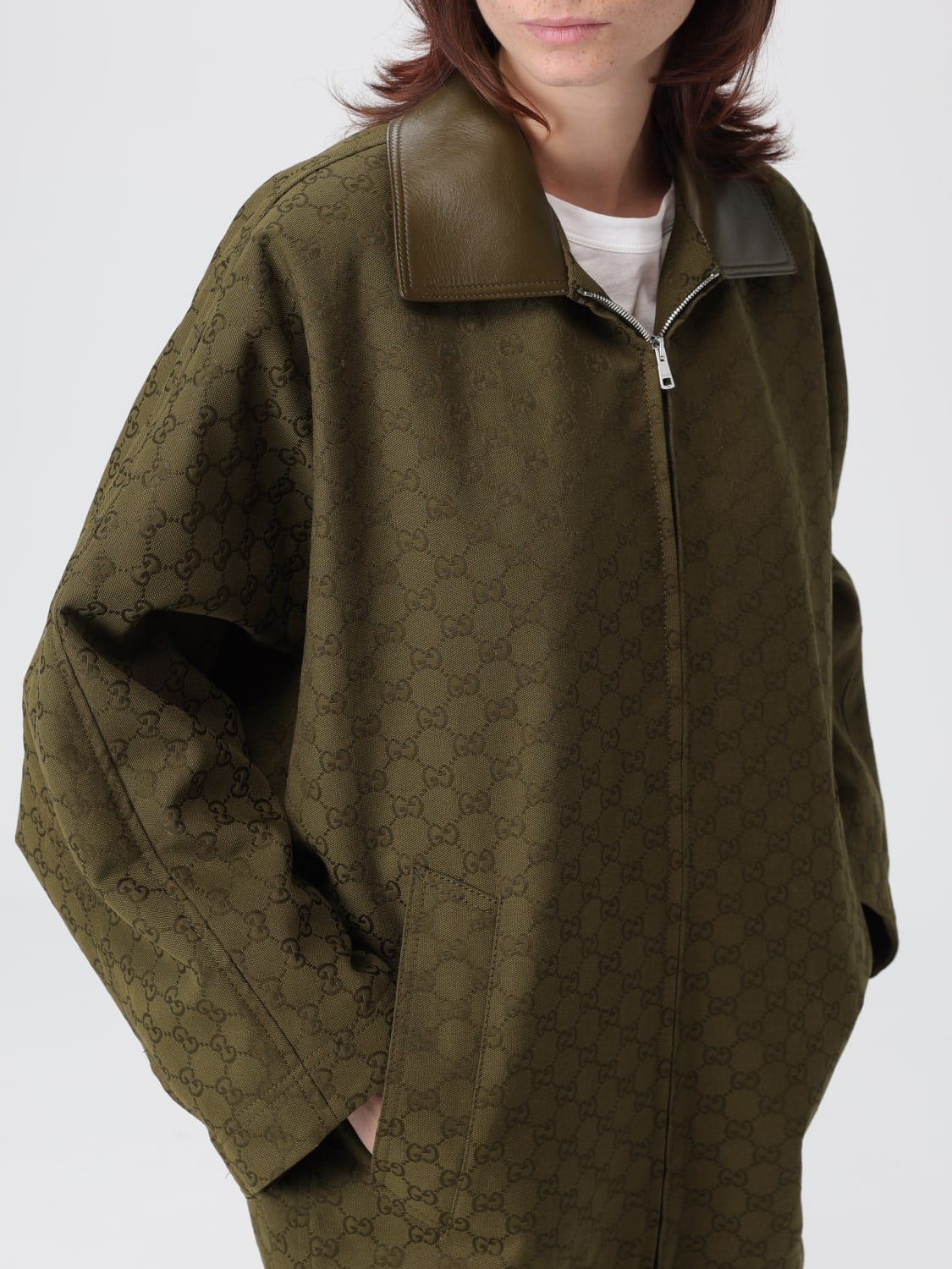 GUCCI JACKET: Jacket woman Gucci, Green - Img 5