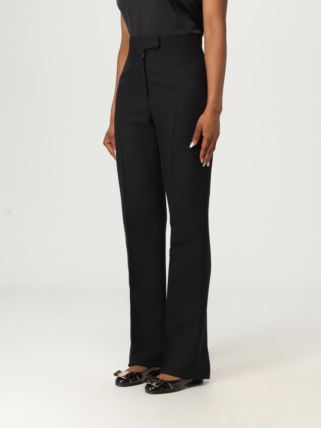 FERRAGAMO PANTS: Pants woman Ferragamo, Black - Img 3