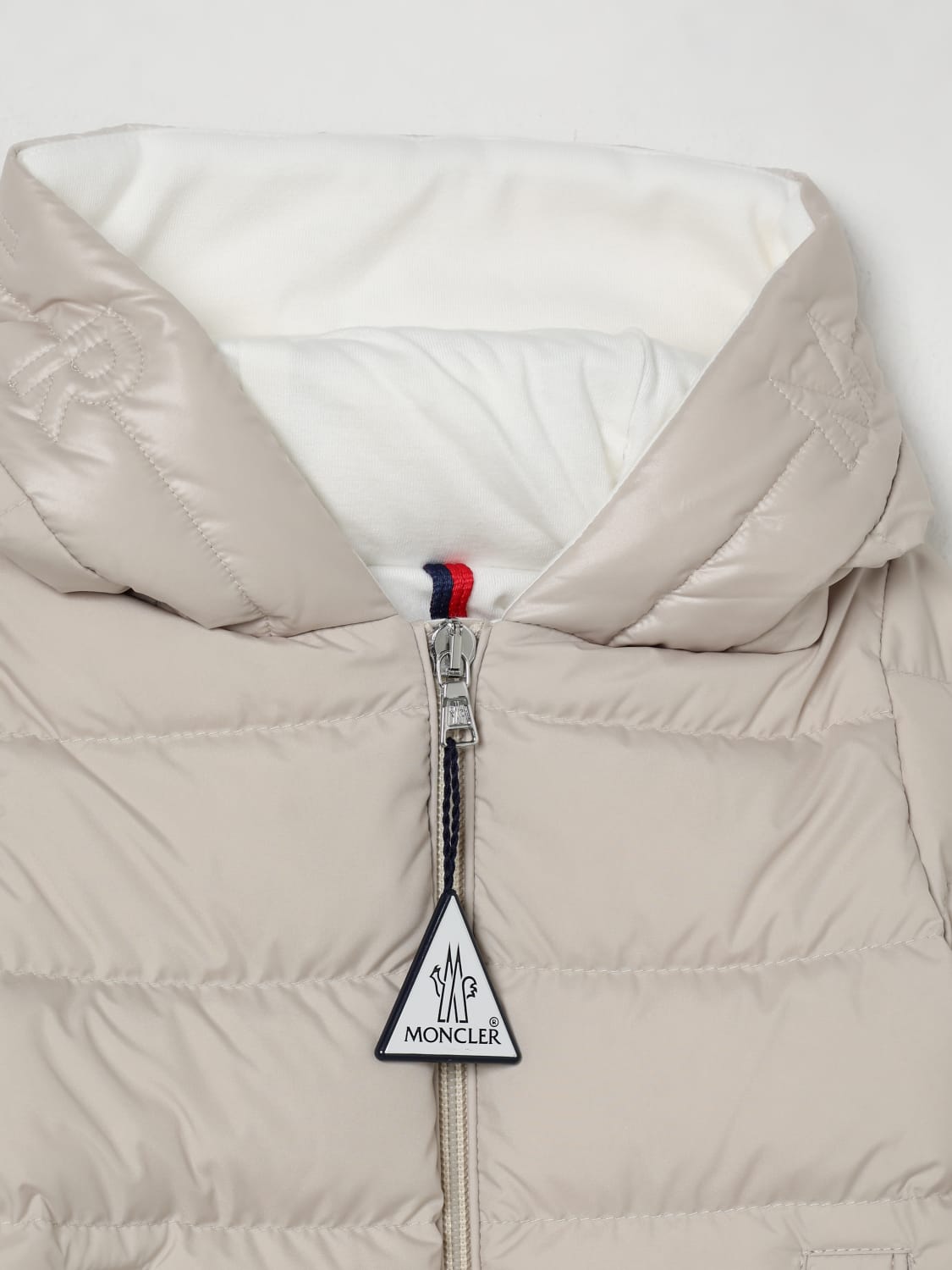 MONCLER КУРТКА: Пальто Детское Moncler, Бежевый - Img 3