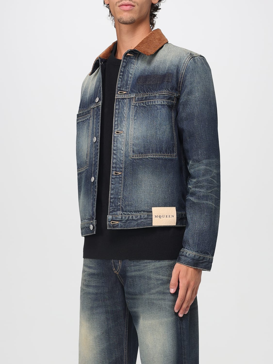 MCQUEEN JACKET: Jacket men McQueen, Blue - Img 4