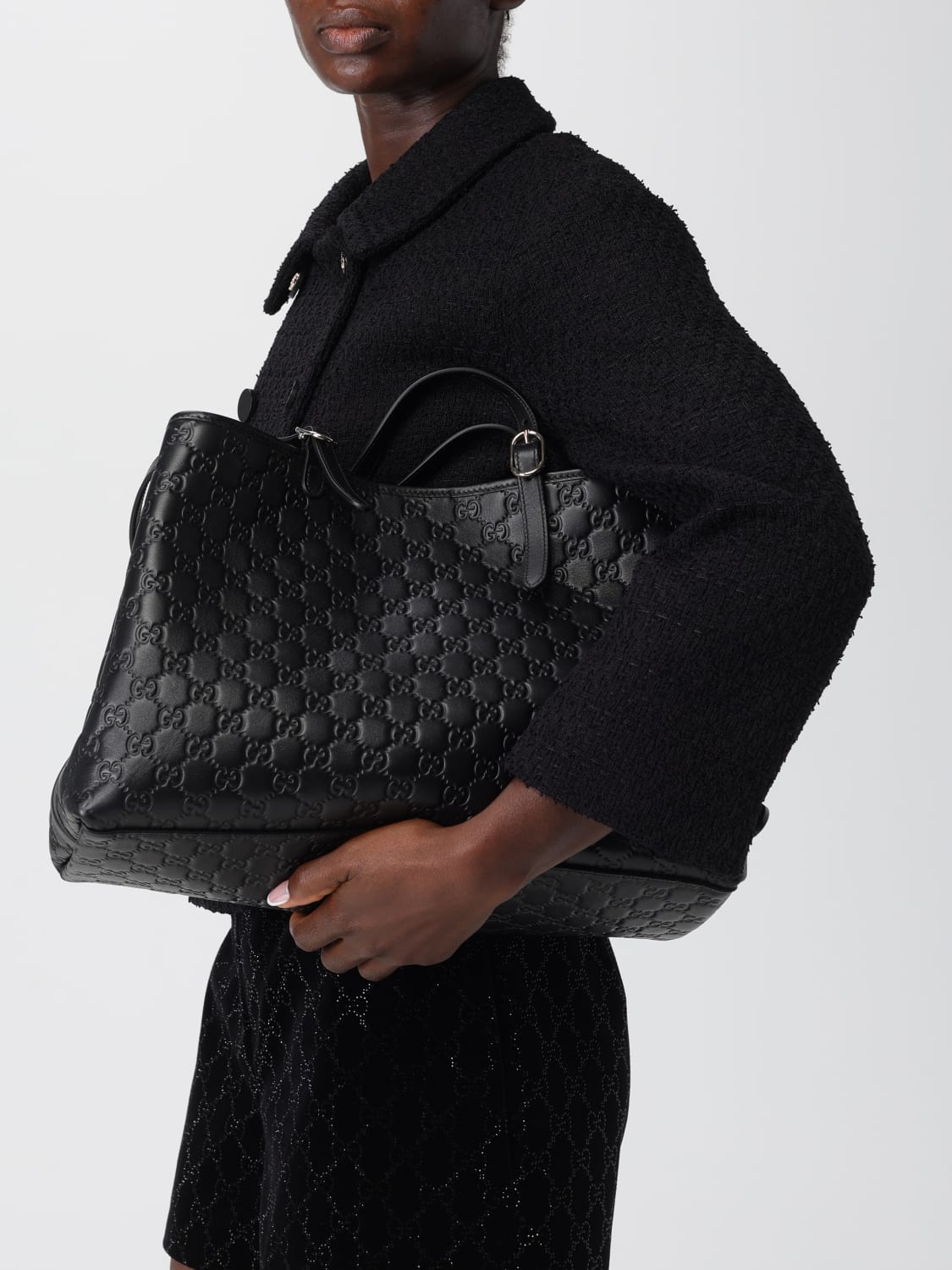 GUCCI SHOULDER BAG: Shoulder bag woman Gucci, Black - Img 2