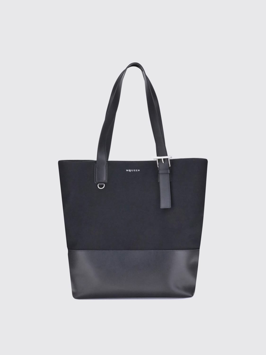 MCQUEEN SHOULDER BAG: Bags men McQueen, Black - Img 1