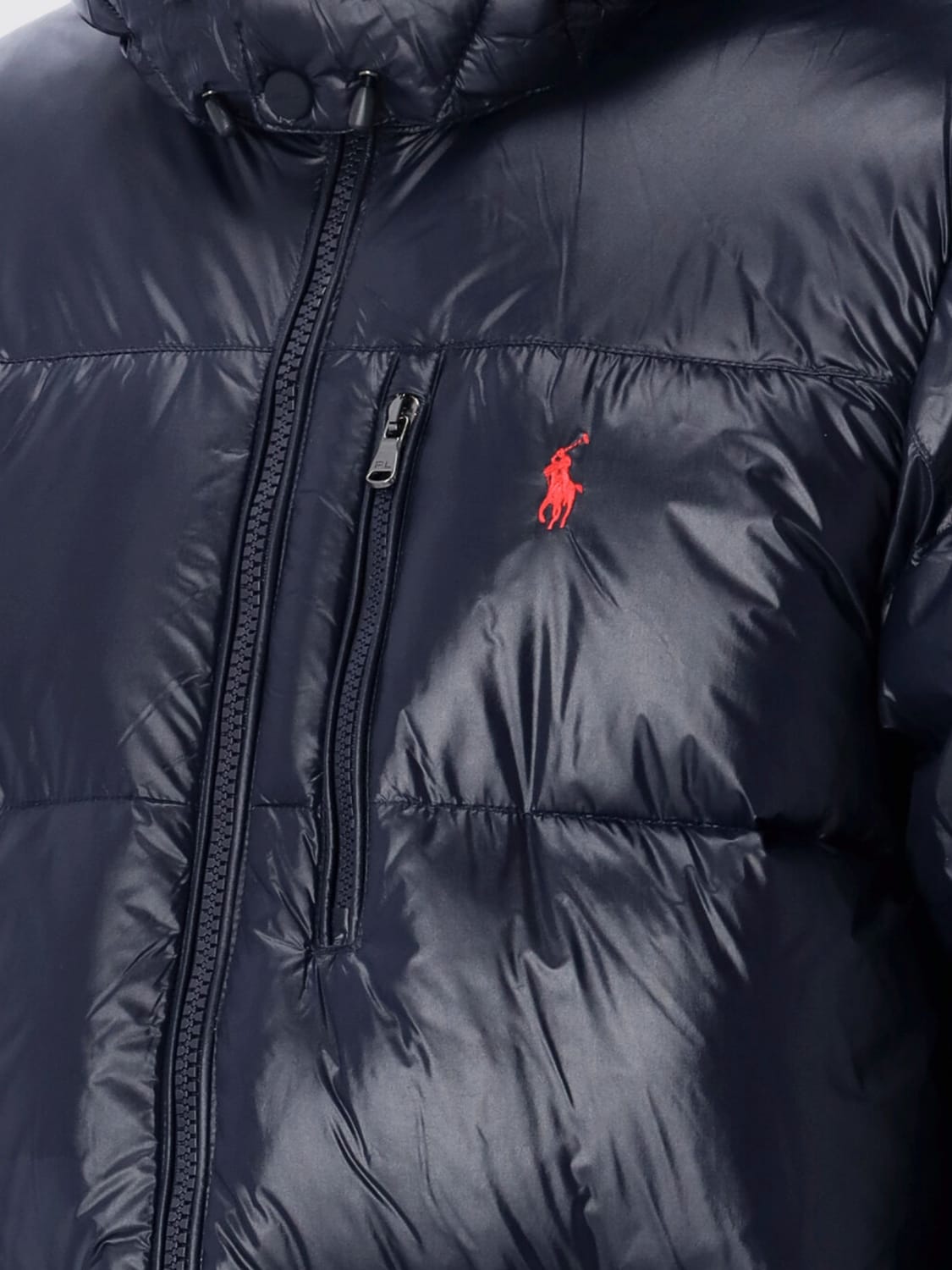 POLO RALPH LAUREN GIACCA: Piumino trapuntato Polo Ralph Lauren in nylon riciclato, Blue - Img 3