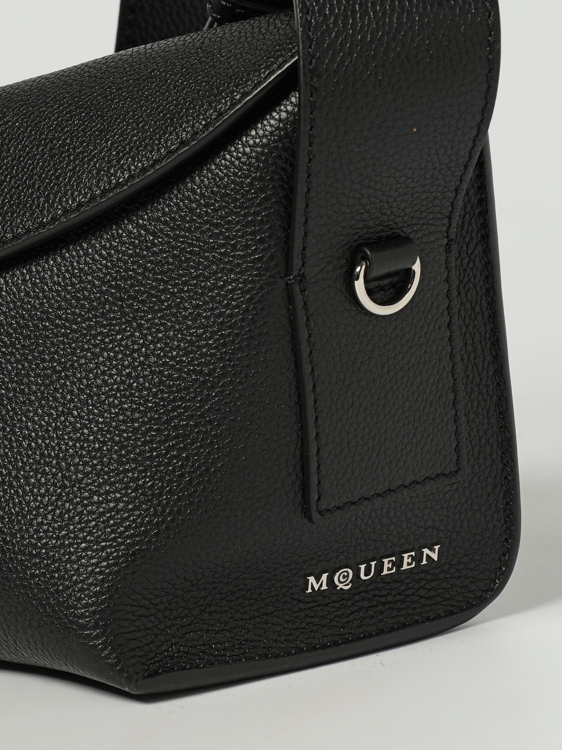 MCQUEEN MINI BAG: Shoulder bag woman McQueen, Black - Img 3