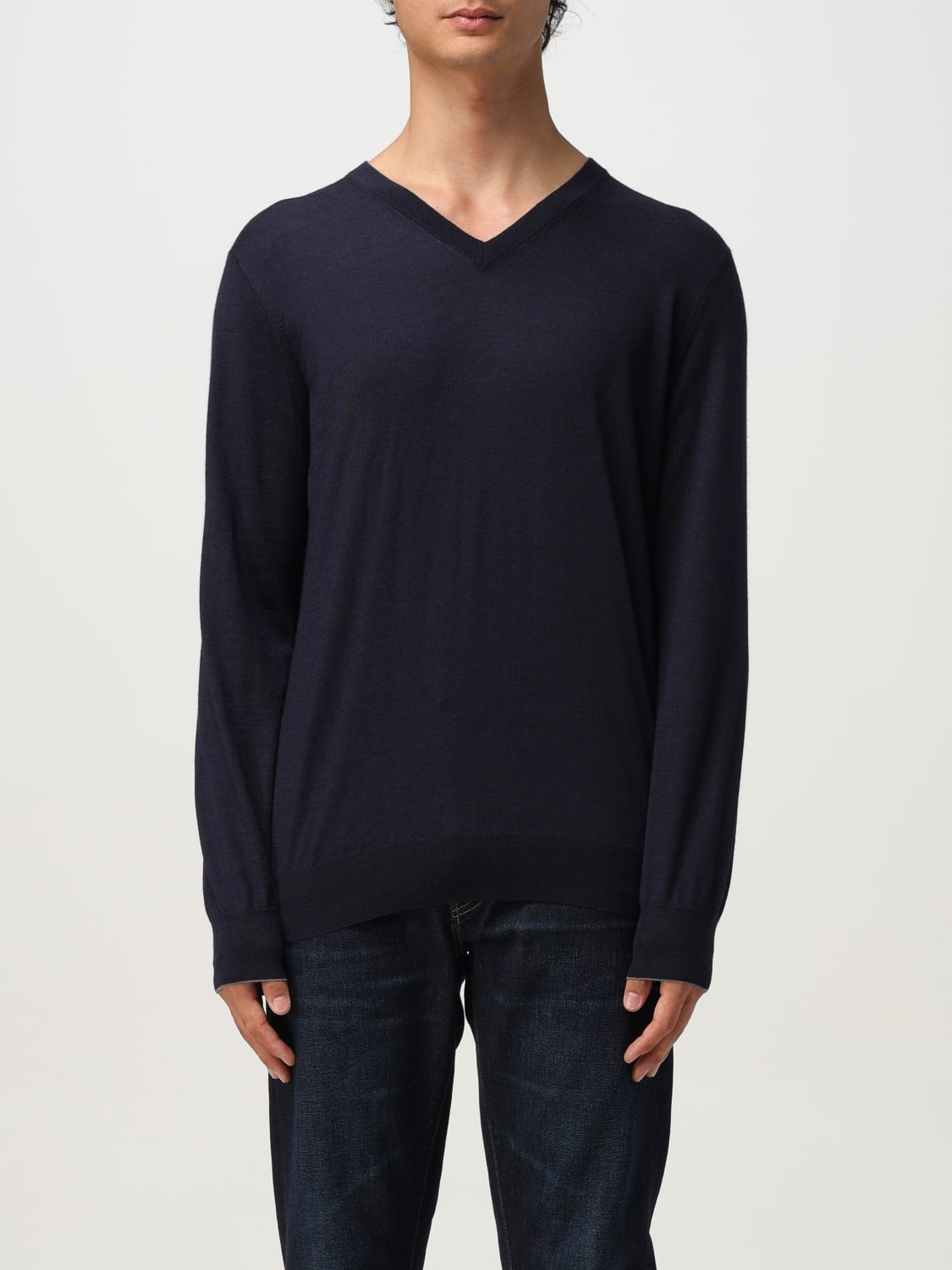 BRUNELLO CUCINELLI SWEATER: Sweater men Brunello Cucinelli, Navy - Img 1