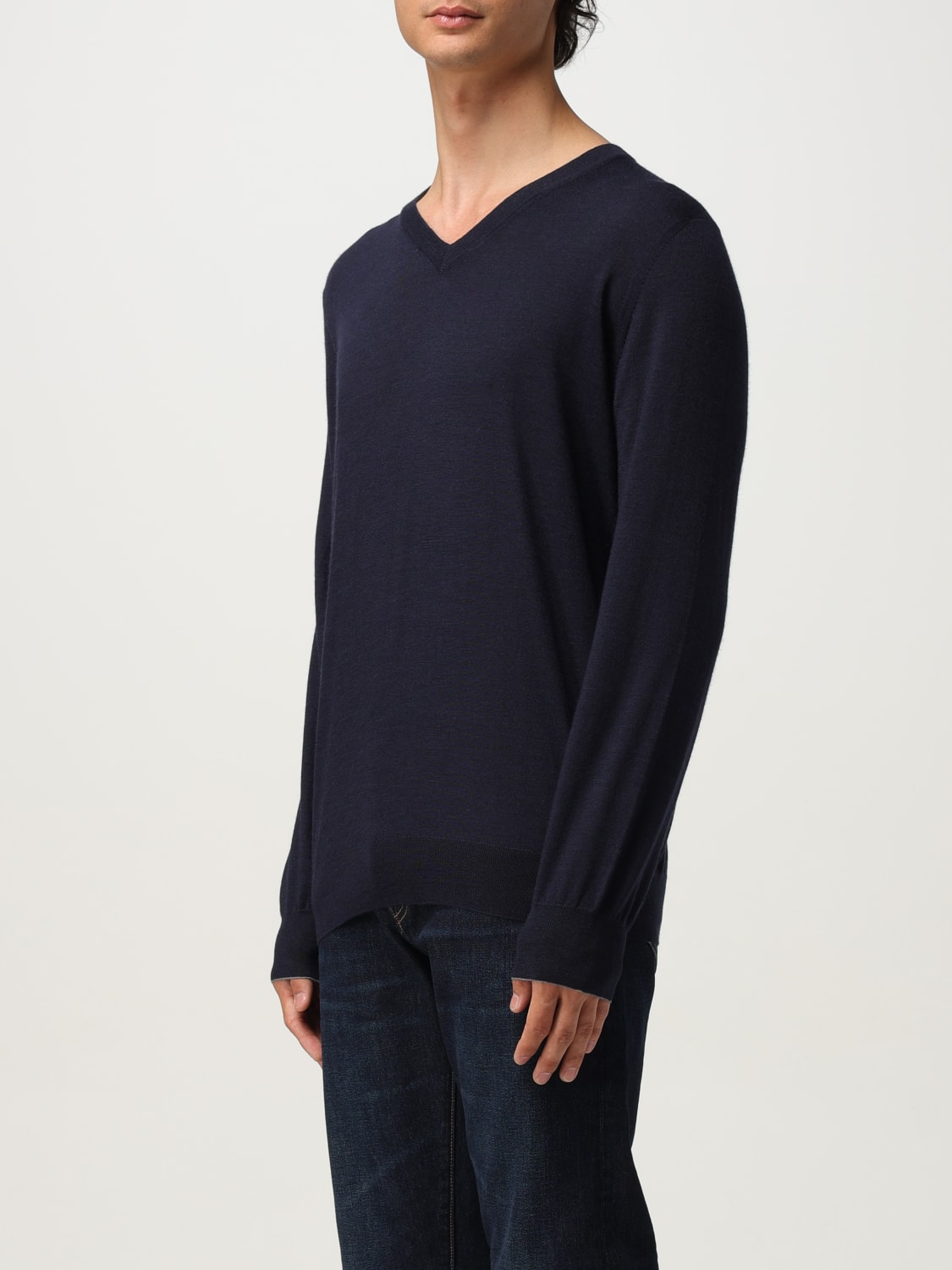 BRUNELLO CUCINELLI SWEATER: Sweater men Brunello Cucinelli, Navy - Img 4