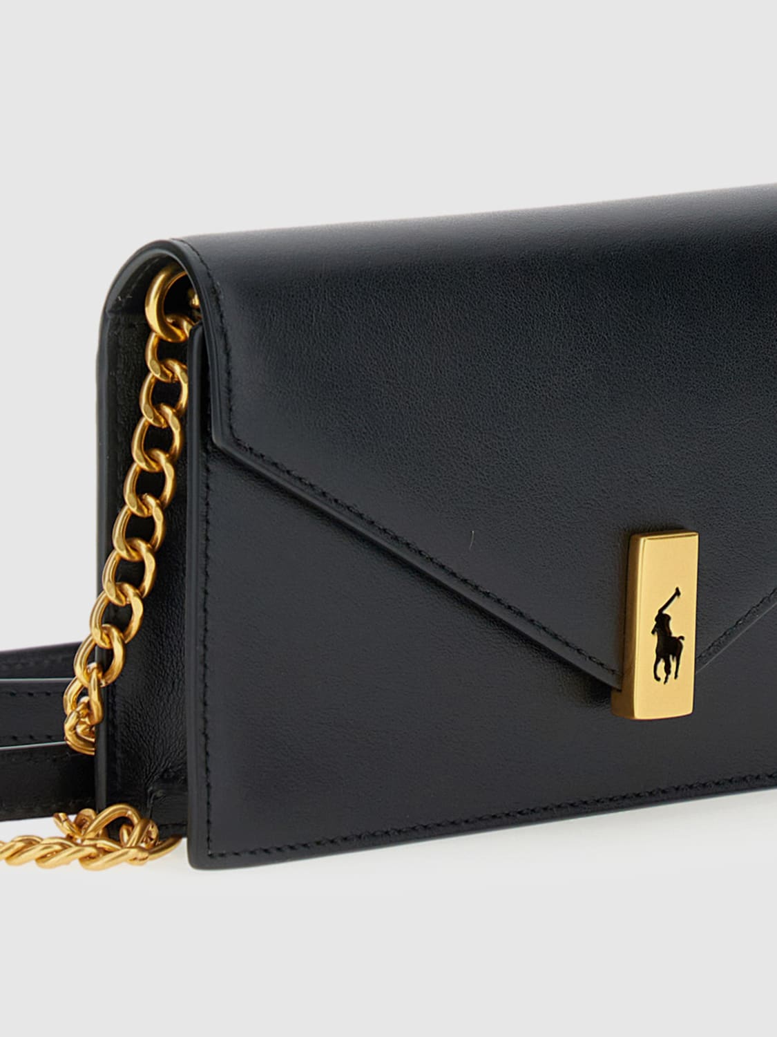 POLO RALPH LAUREN CLUTCH: Wallet woman Polo Ralph Lauren, Black - Img 3