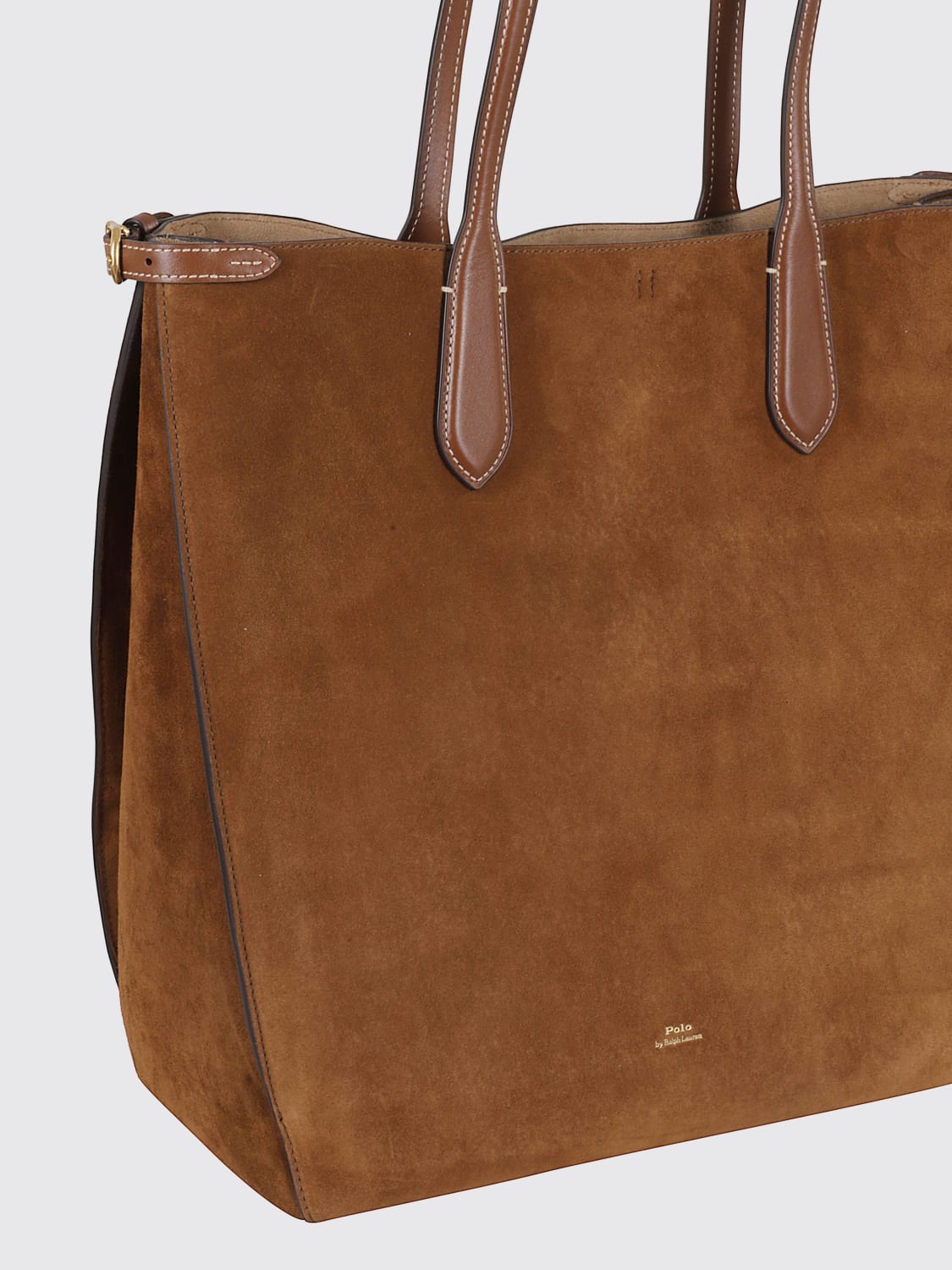 POLO RALPH LAUREN TRAGETASCHE: Schultertasche damen Polo Ralph Lauren, Leder - Img 3