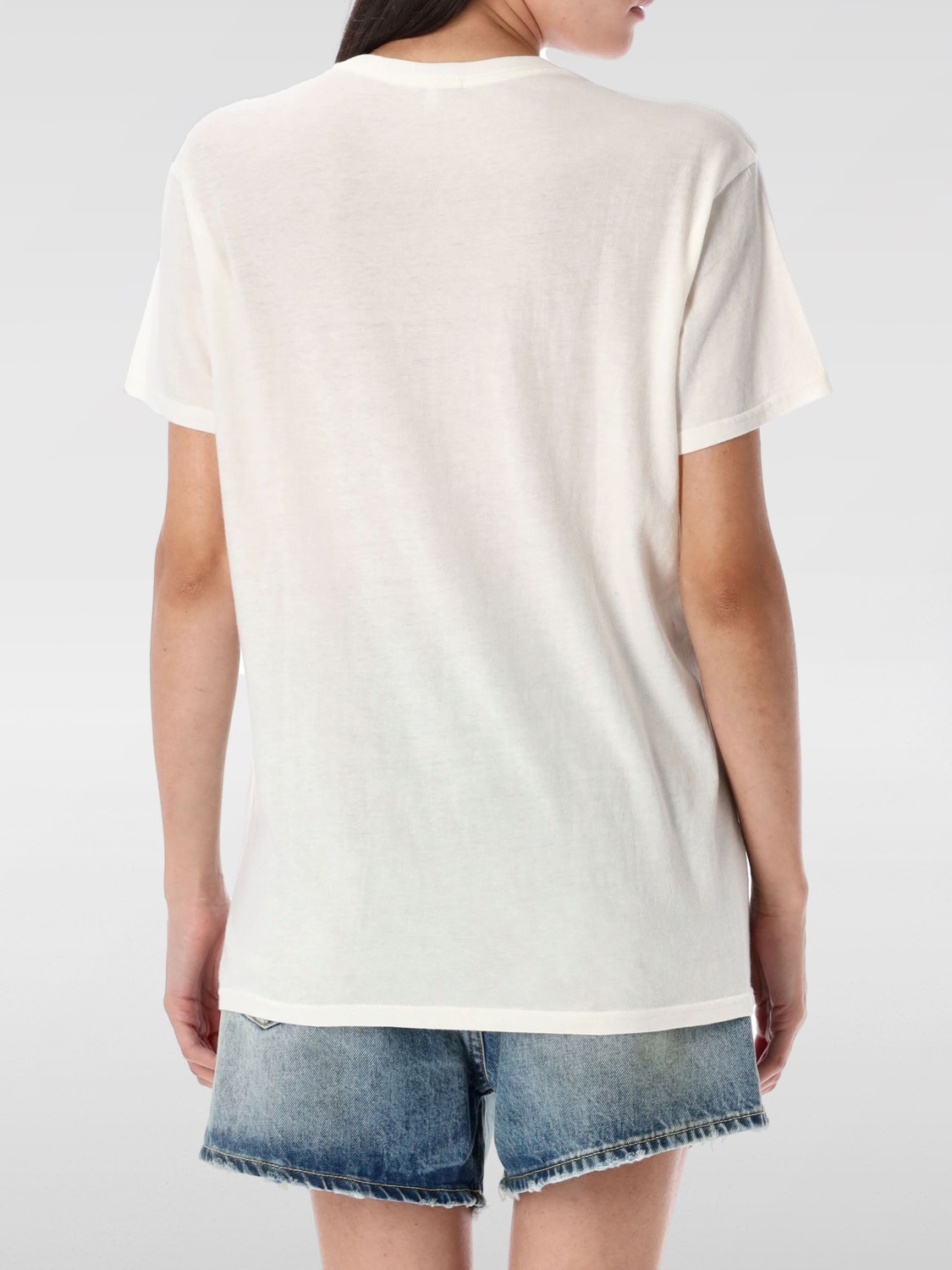 R13 T-SHIRT: T-shirt femme R13, Écru - Img 2