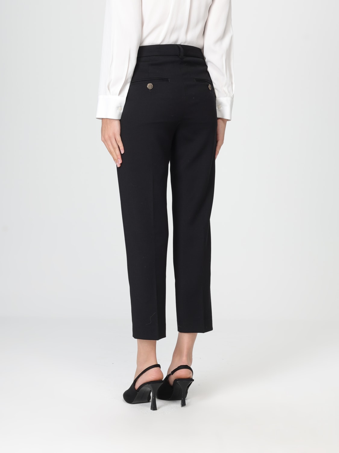 DONDUP 裤子: 裤子 女士 Dondup, 黑色 - Img 2