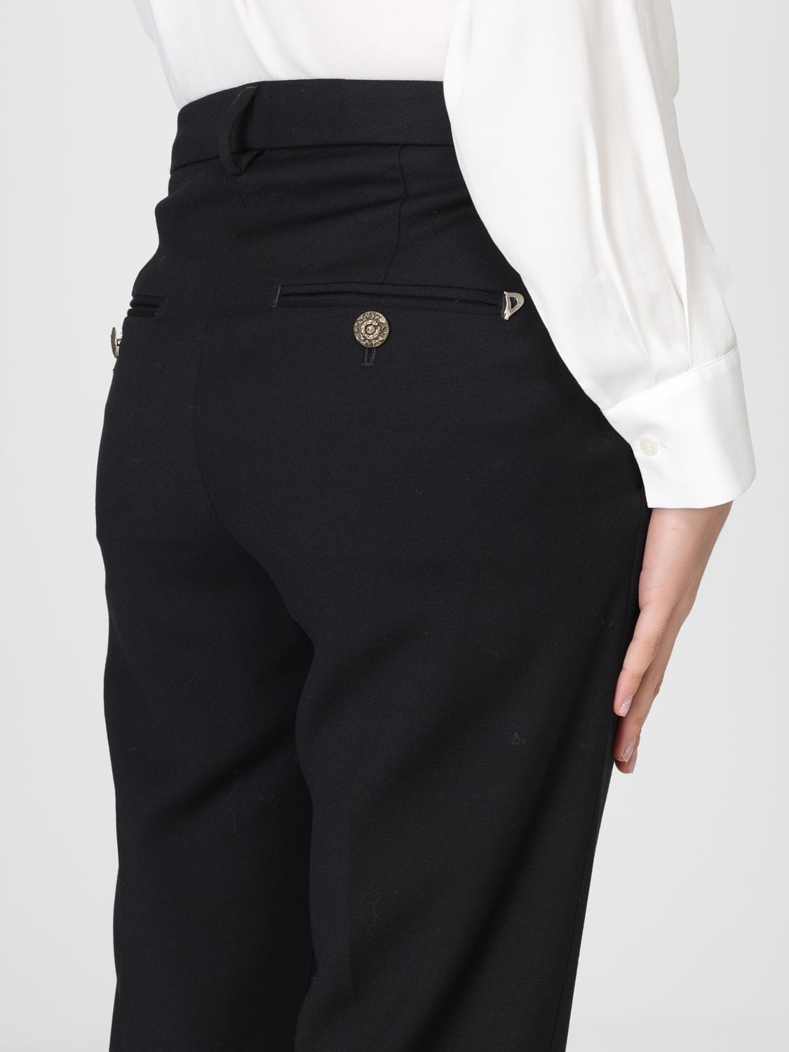 DONDUP 裤子: 裤子 女士 Dondup, 黑色 - Img 3