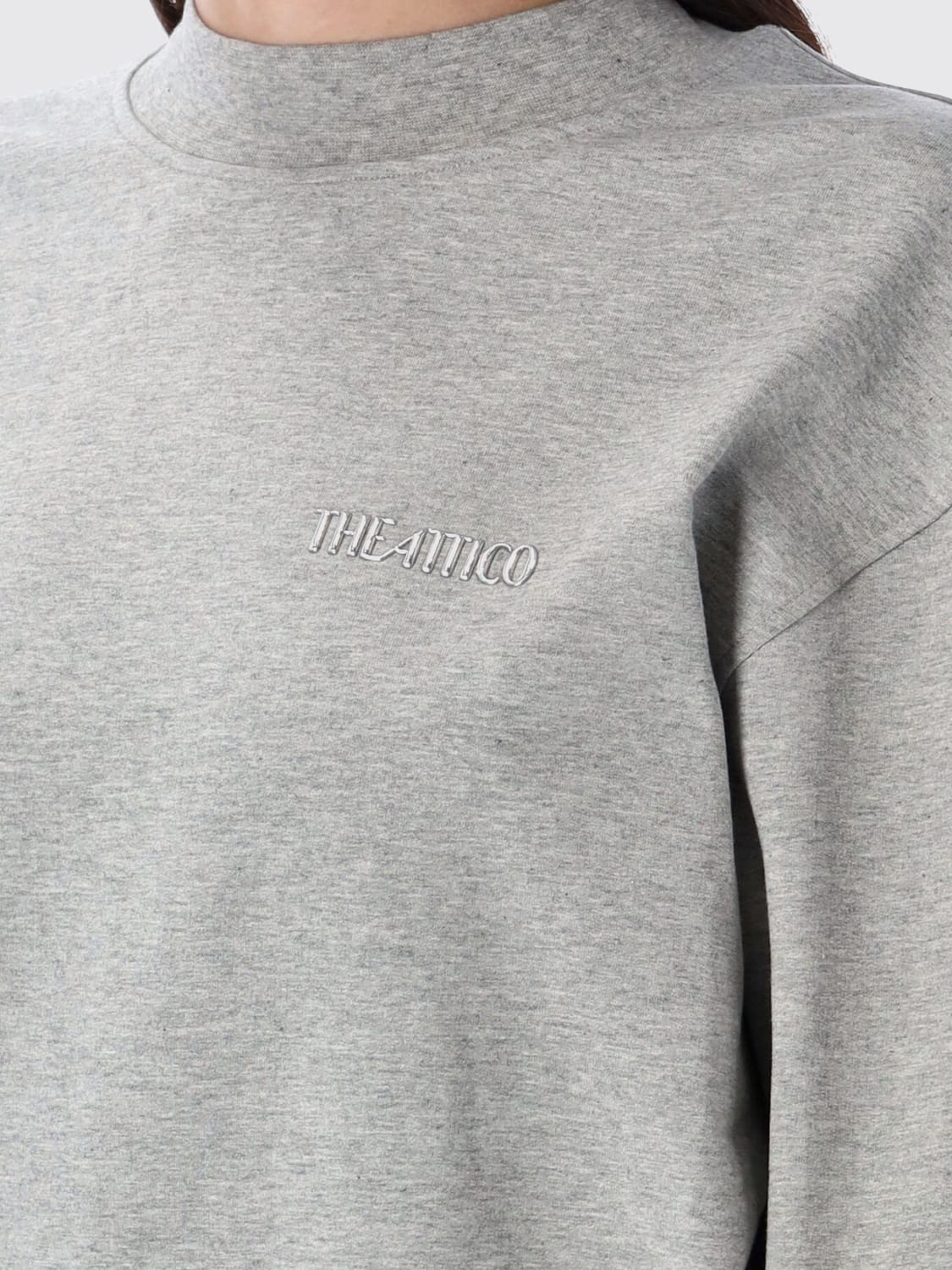 THE ATTICO DRESS: Dress woman The Attico, Grey - Img 3