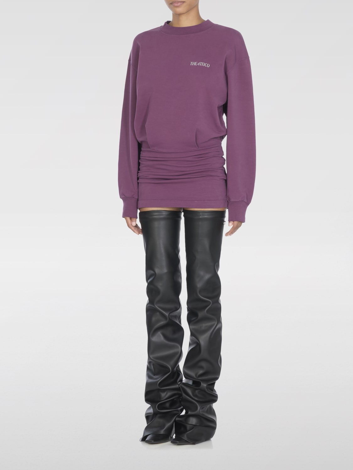 THE ATTICO DRESS: Dress woman The Attico, Plum - Img 1