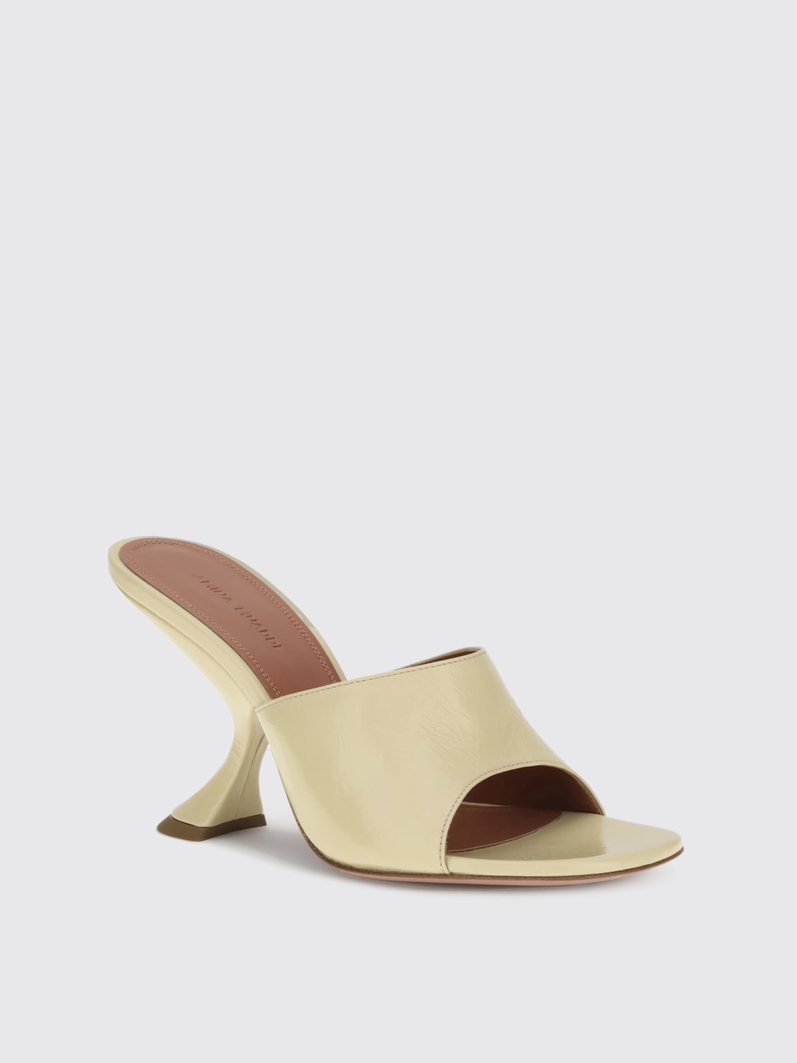 AMINA MUADDI HEELED SANDAL: Shoes woman Amina Muaddi, Sand - Img 2