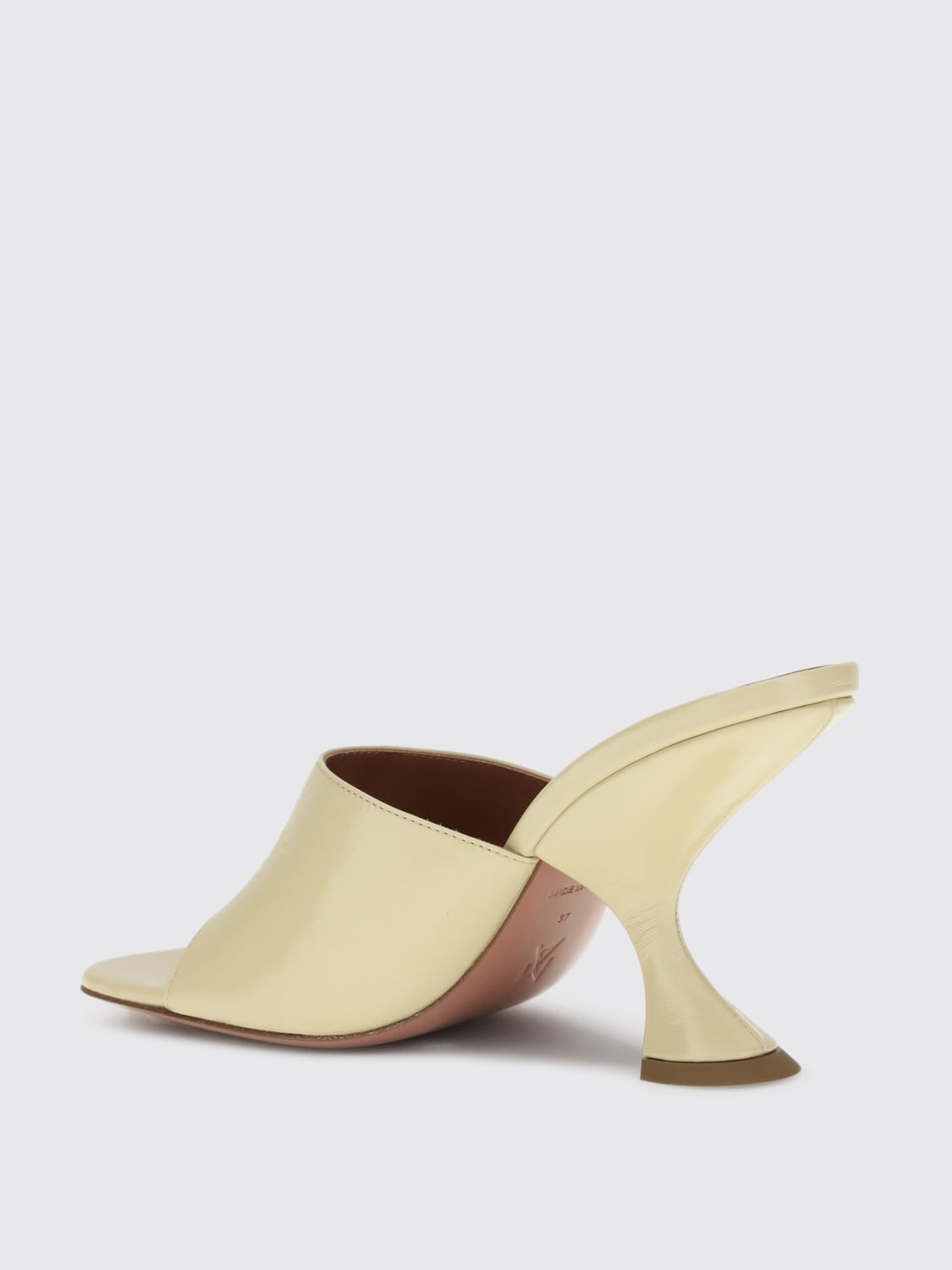 AMINA MUADDI HEELED SANDAL: Shoes woman Amina Muaddi, Sand - Img 3