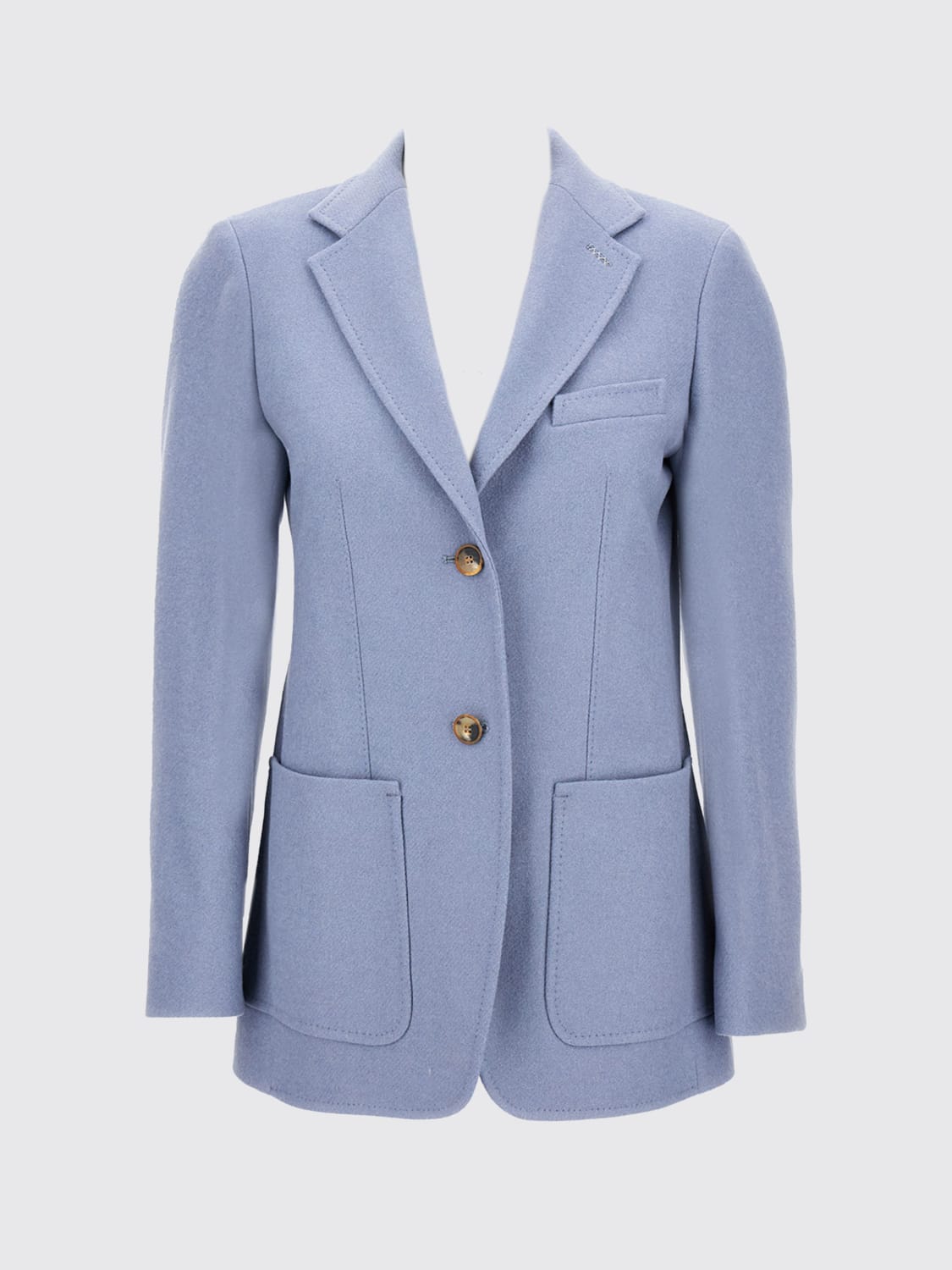 MAX MARA VESTE: Veste femme Max Mara, Bleu Azur - Img 2