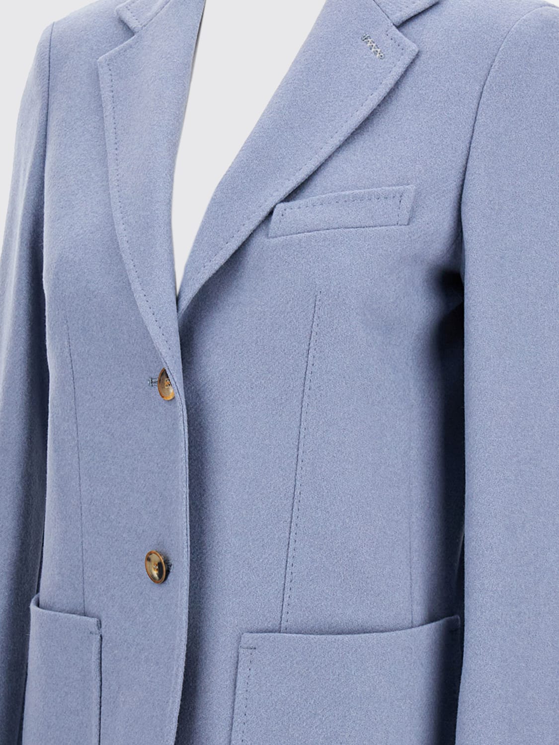 MAX MARA VESTE: Veste femme Max Mara, Bleu Azur - Img 4