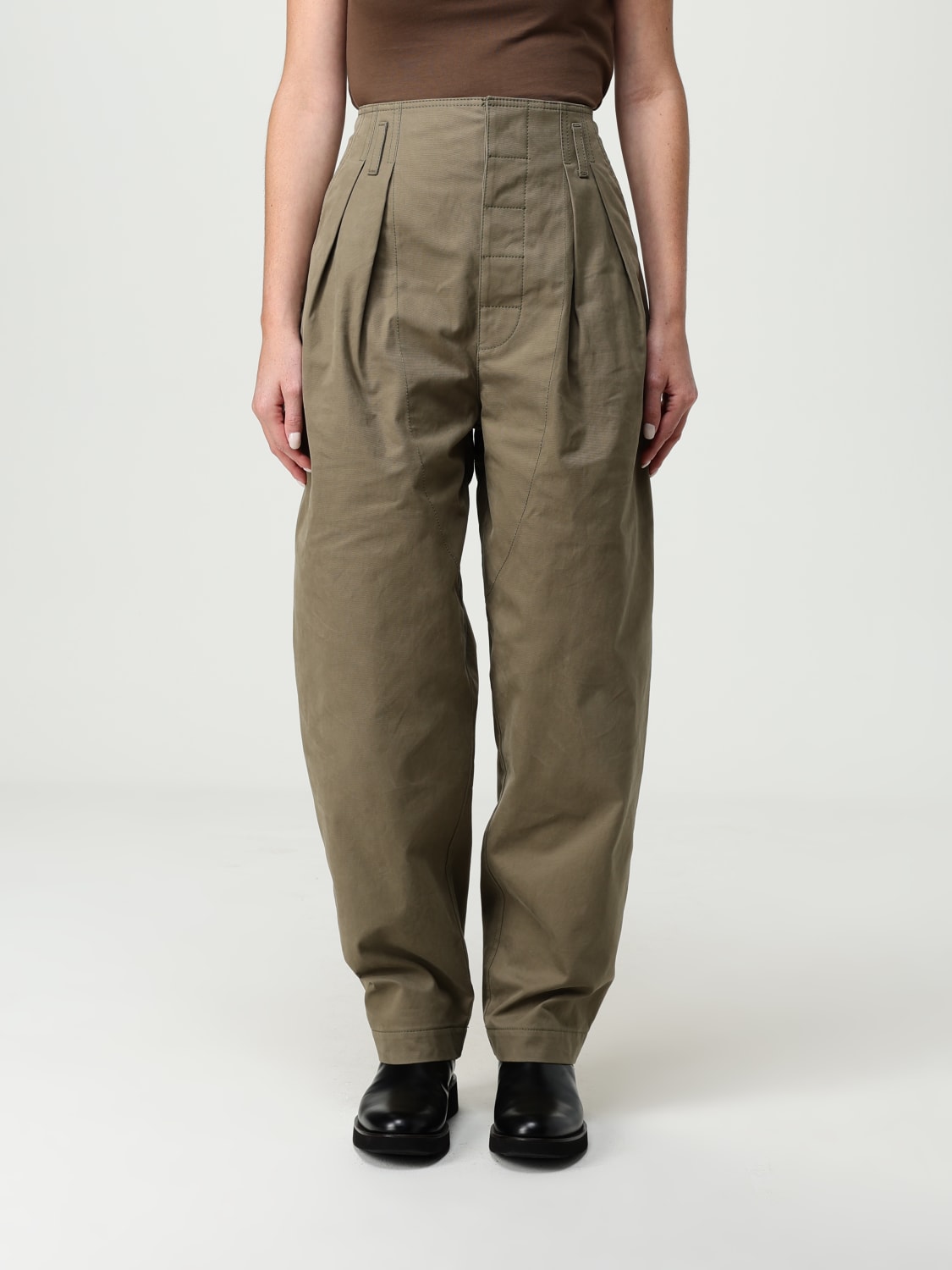 MOSCHINO COUTURE HOSE: Hose damen Moschino Couture, Grün - Img 1