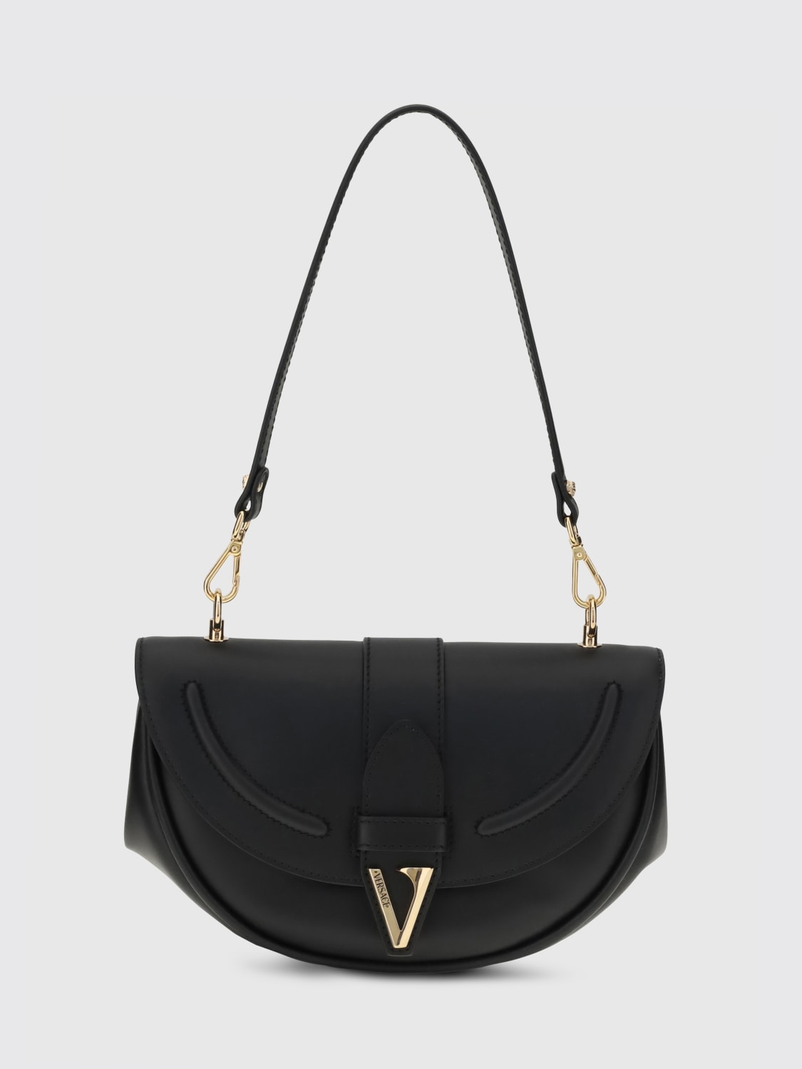 VERSACE SAC PORTÉ ÉPAULE: Sac porté épaule femme Versace, Noir - Img 1