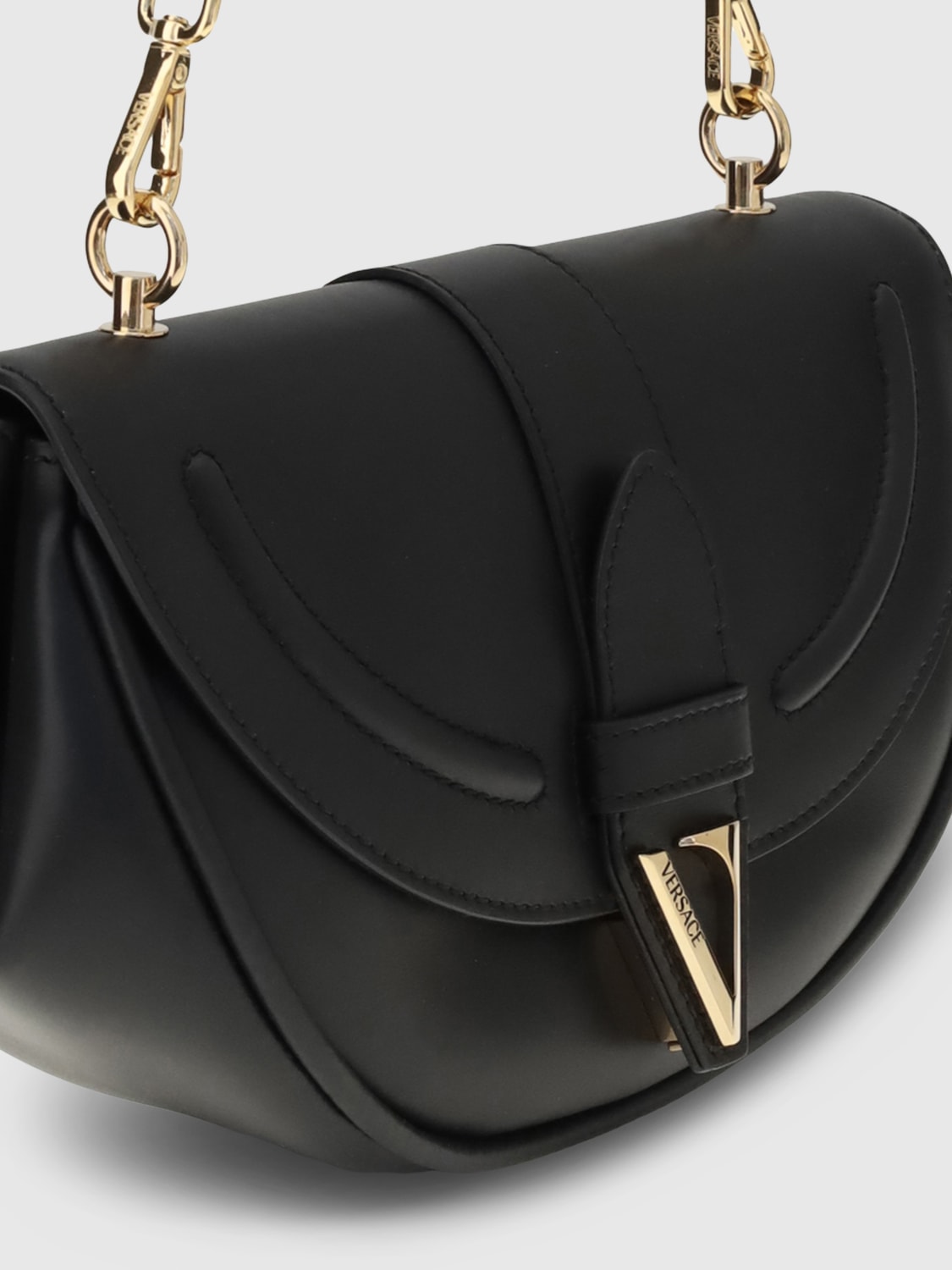 VERSACE SAC PORTÉ ÉPAULE: Sac porté épaule femme Versace, Noir - Img 3