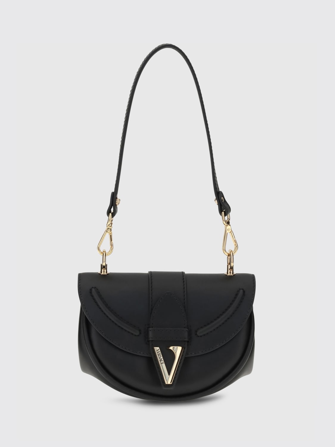 VERSACE SHOULDER BAG: Shoulder bag woman Versace, Black - Img 1