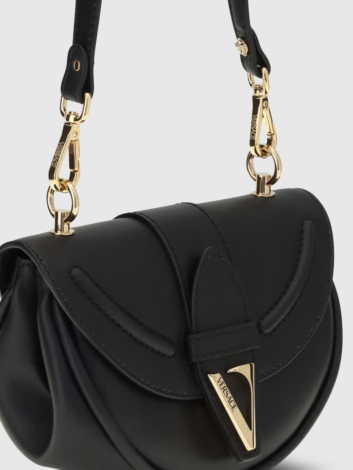 VERSACE SHOULDER BAG: Shoulder bag woman Versace, Black - Img 3