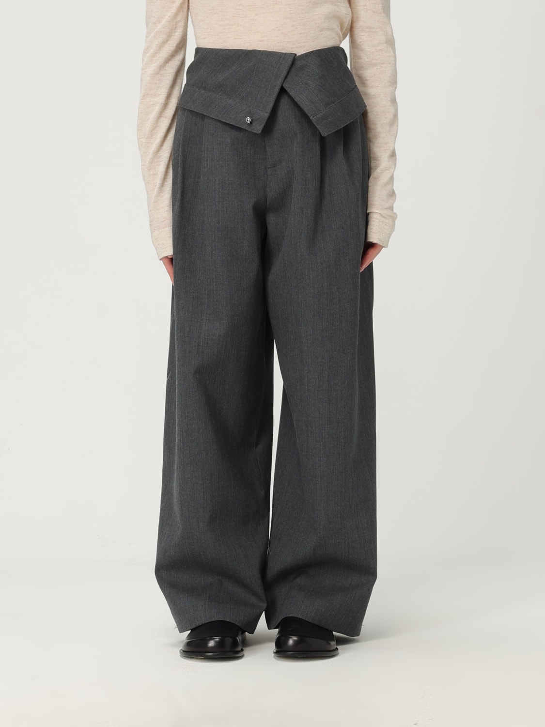 JW ANDERSON PANTALONES: Pantalón mujer Jw Anderson, Gris - Img 1