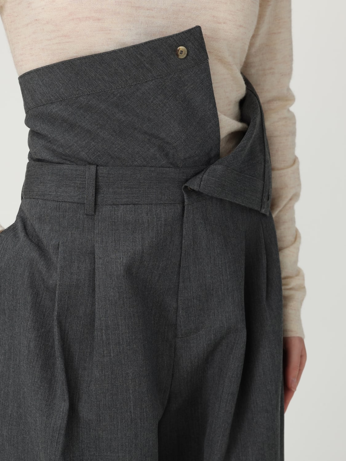 JW ANDERSON PANTALONES: Pantalón mujer Jw Anderson, Gris - Img 5