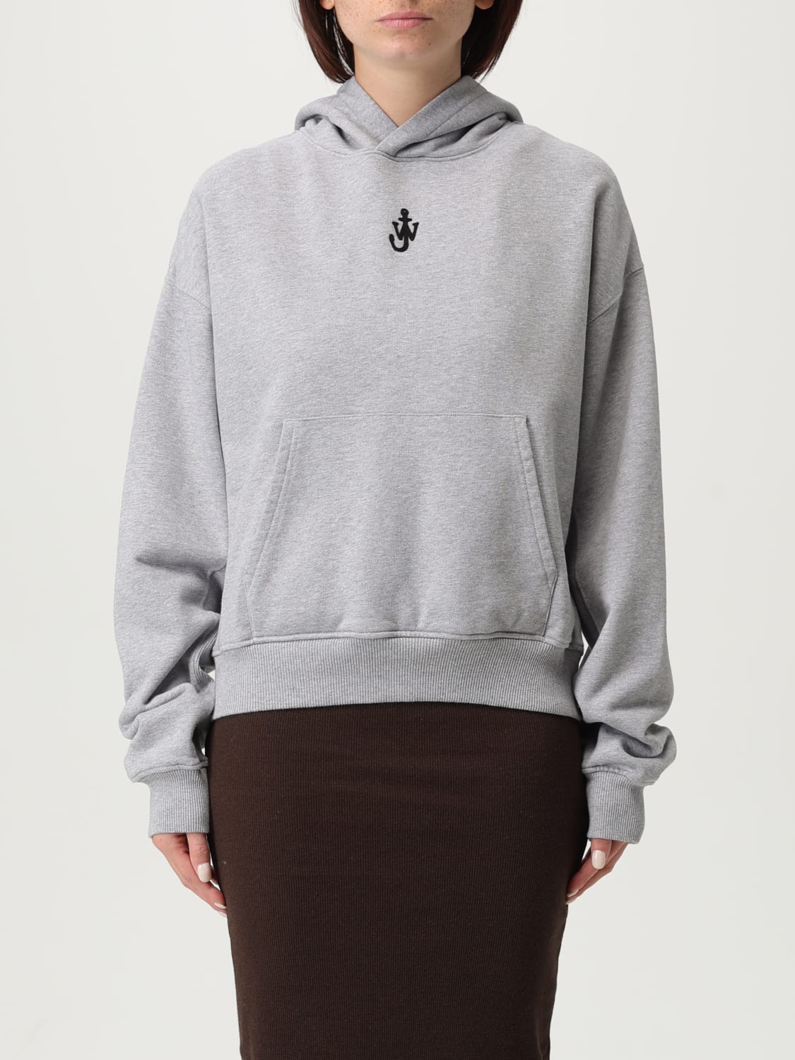 JW ANDERSON SUDADERA: Sudadera mujer Jw Anderson, Gris - Img 1