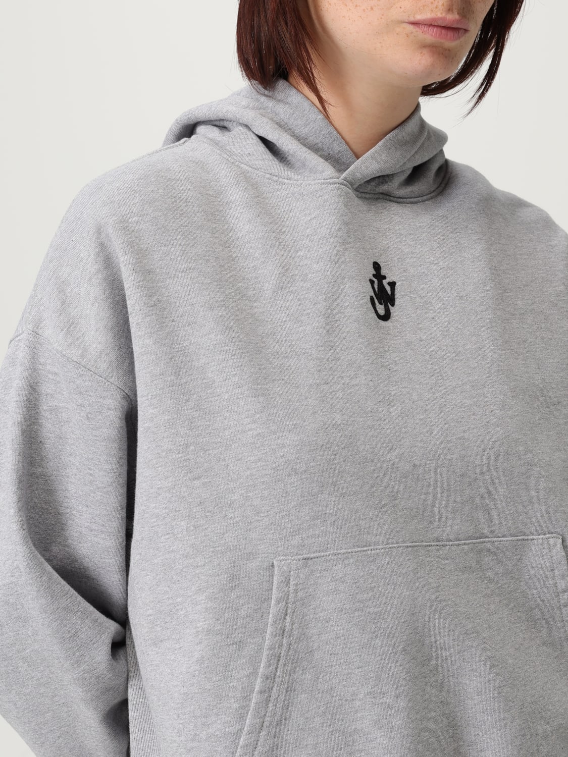 JW ANDERSON SUDADERA: Sudadera mujer Jw Anderson, Gris - Img 5
