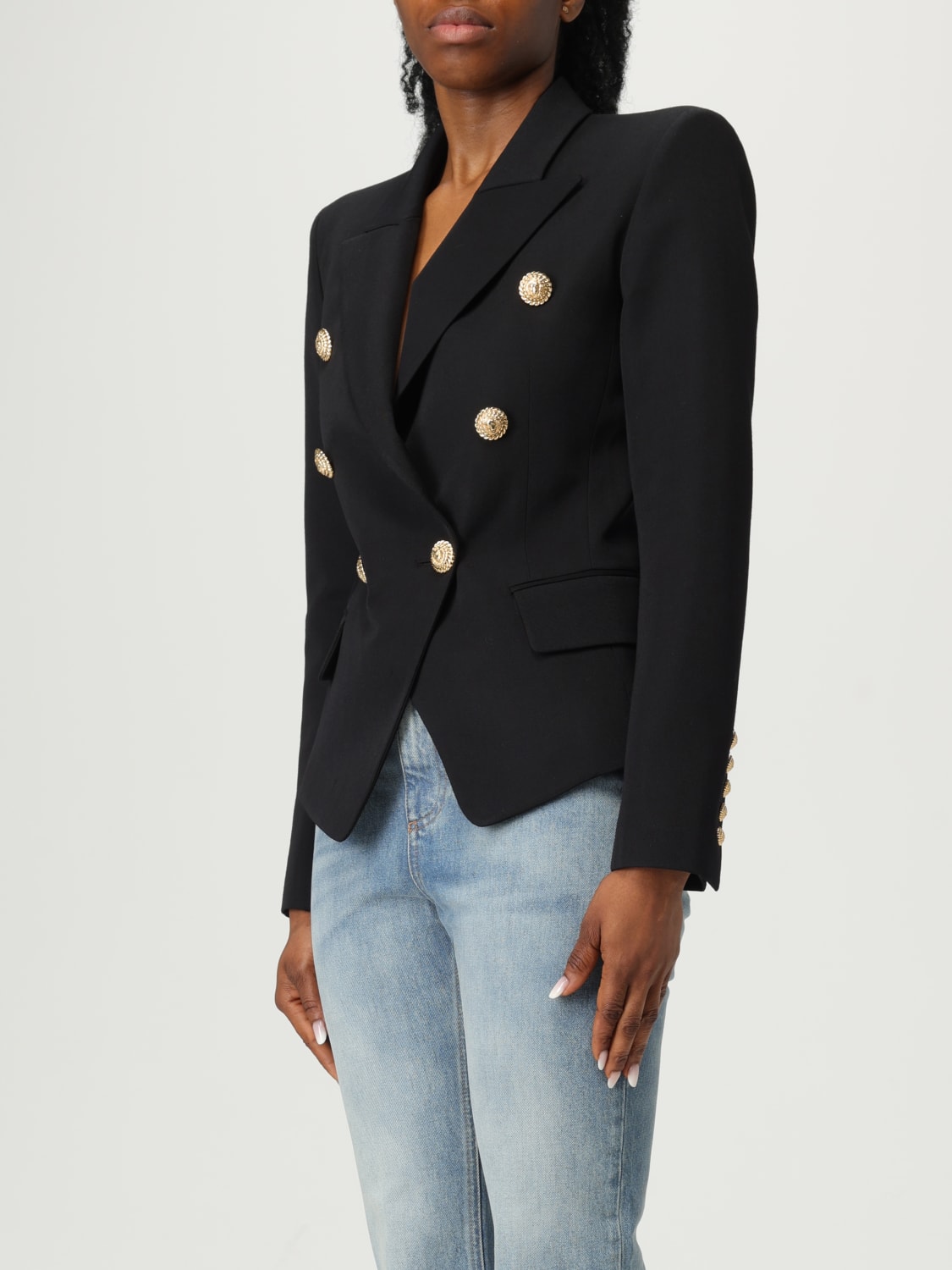 BALMAIN CHAQUETA: Chaqueta mujer Balmain, Negro - Img 4