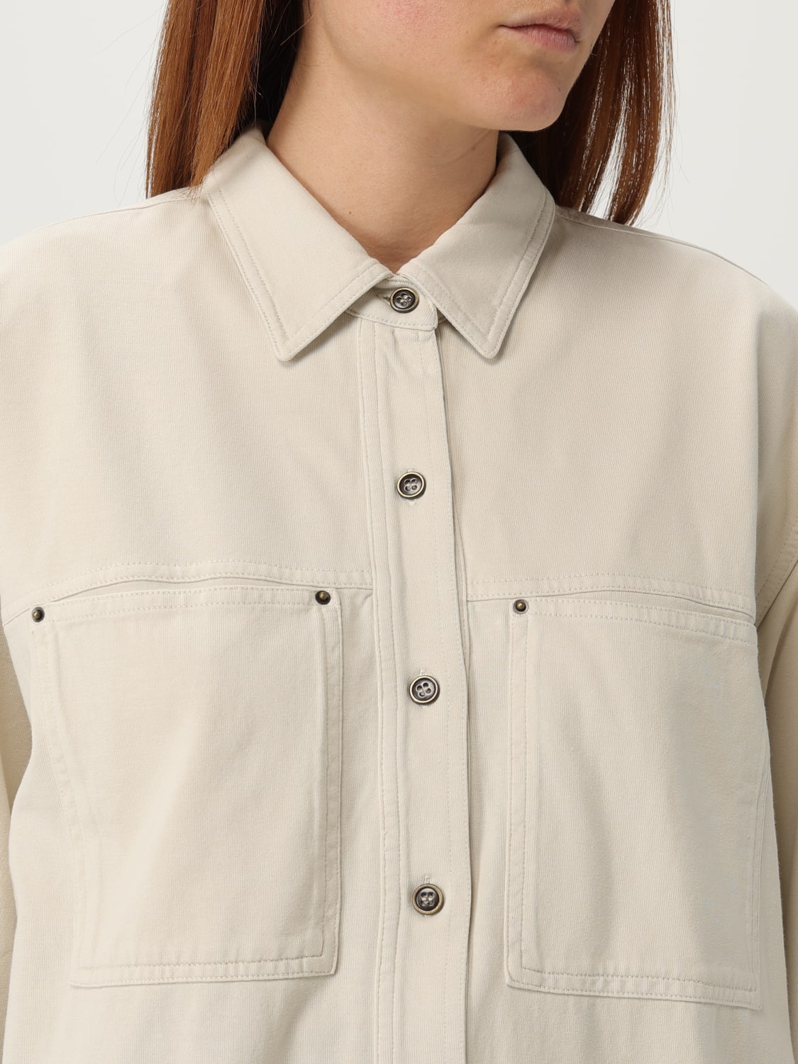 ISABEL MARANT ETOILE CAMICIA: Camicia Isabel Marant Etoile in cotone , Ecru - Img 3