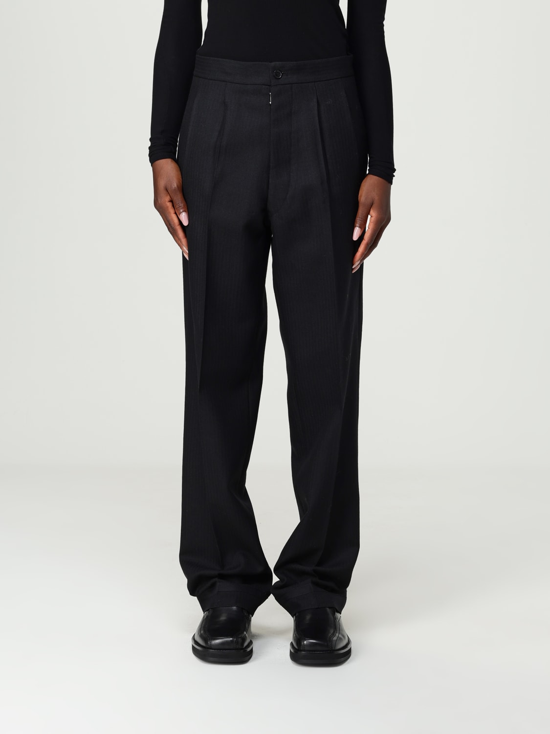 MAISON MARGIELA PANTS: Pants woman Maison Margiela, Black - Img 1