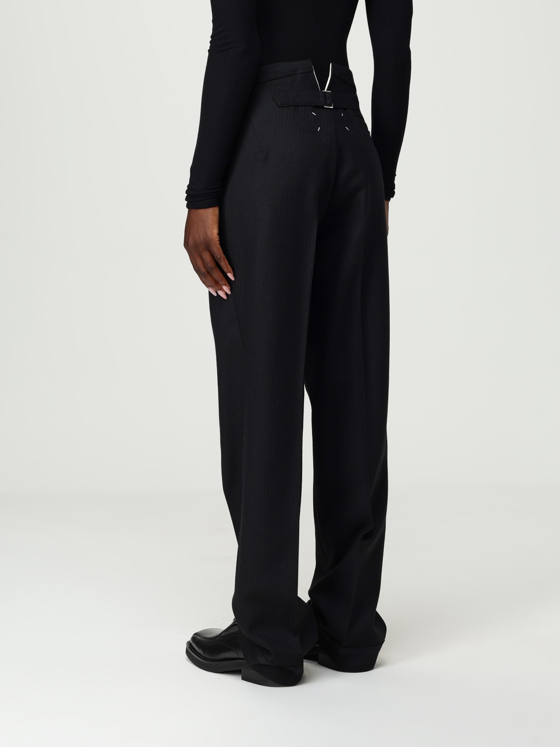 MAISON MARGIELA PANTS: Pants woman Maison Margiela, Black - Img 3