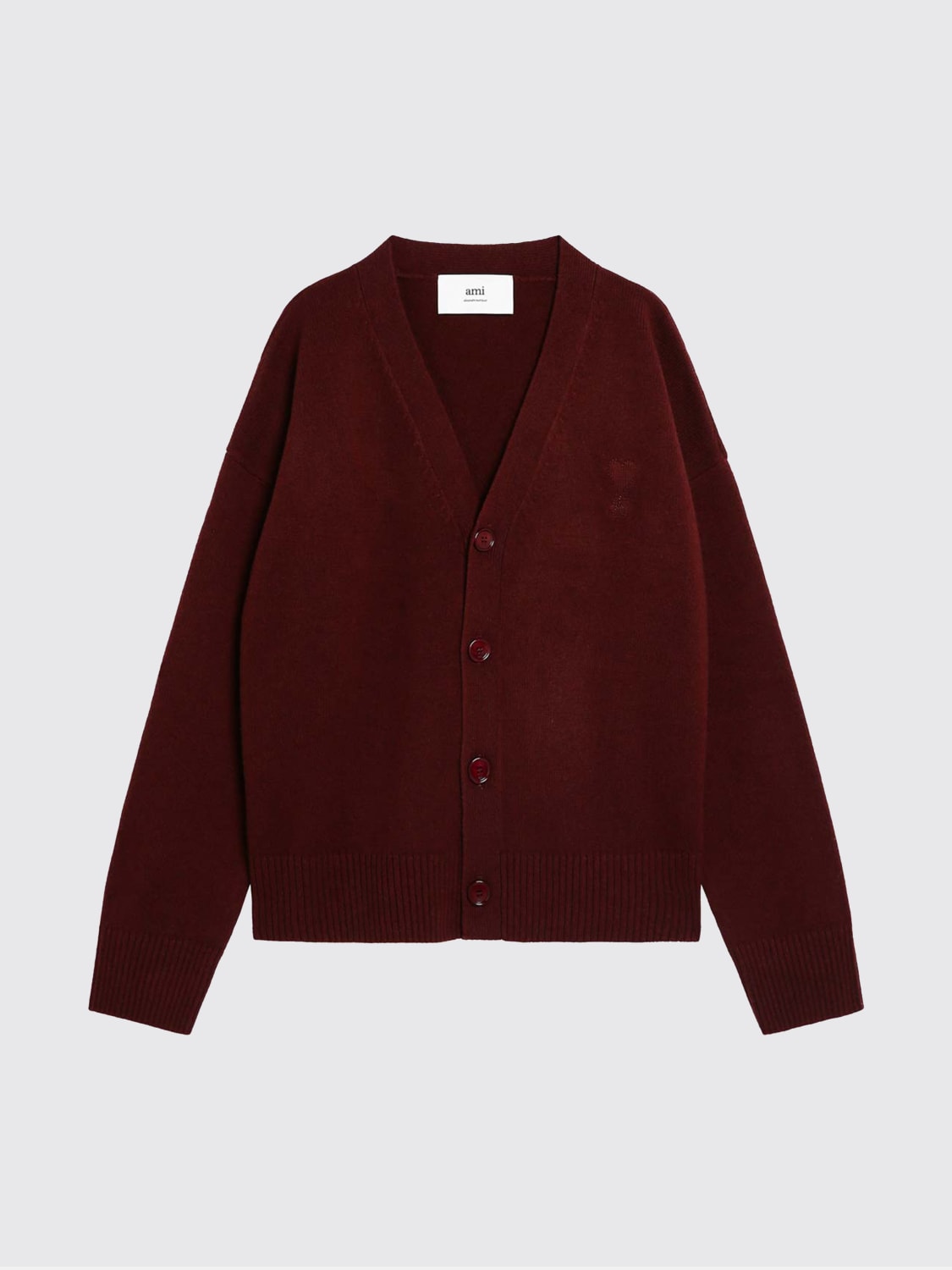 AMI PARIS SWEATER: Sweater men Ami Paris, Cherry - Img 1