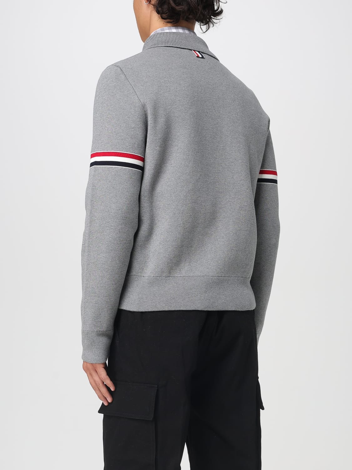 THOM BROWNE SWEATER: Jacket men Thom Browne, Grey - Img 3