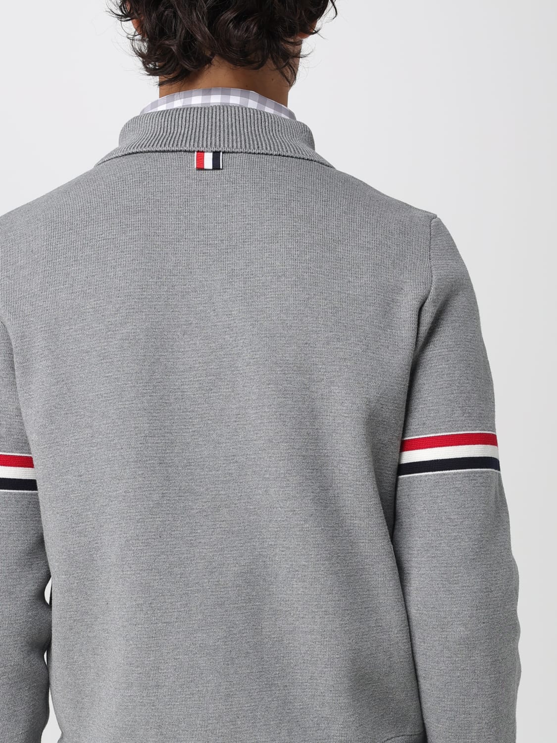 THOM BROWNE SWEATER: Jacket men Thom Browne, Grey - Img 5