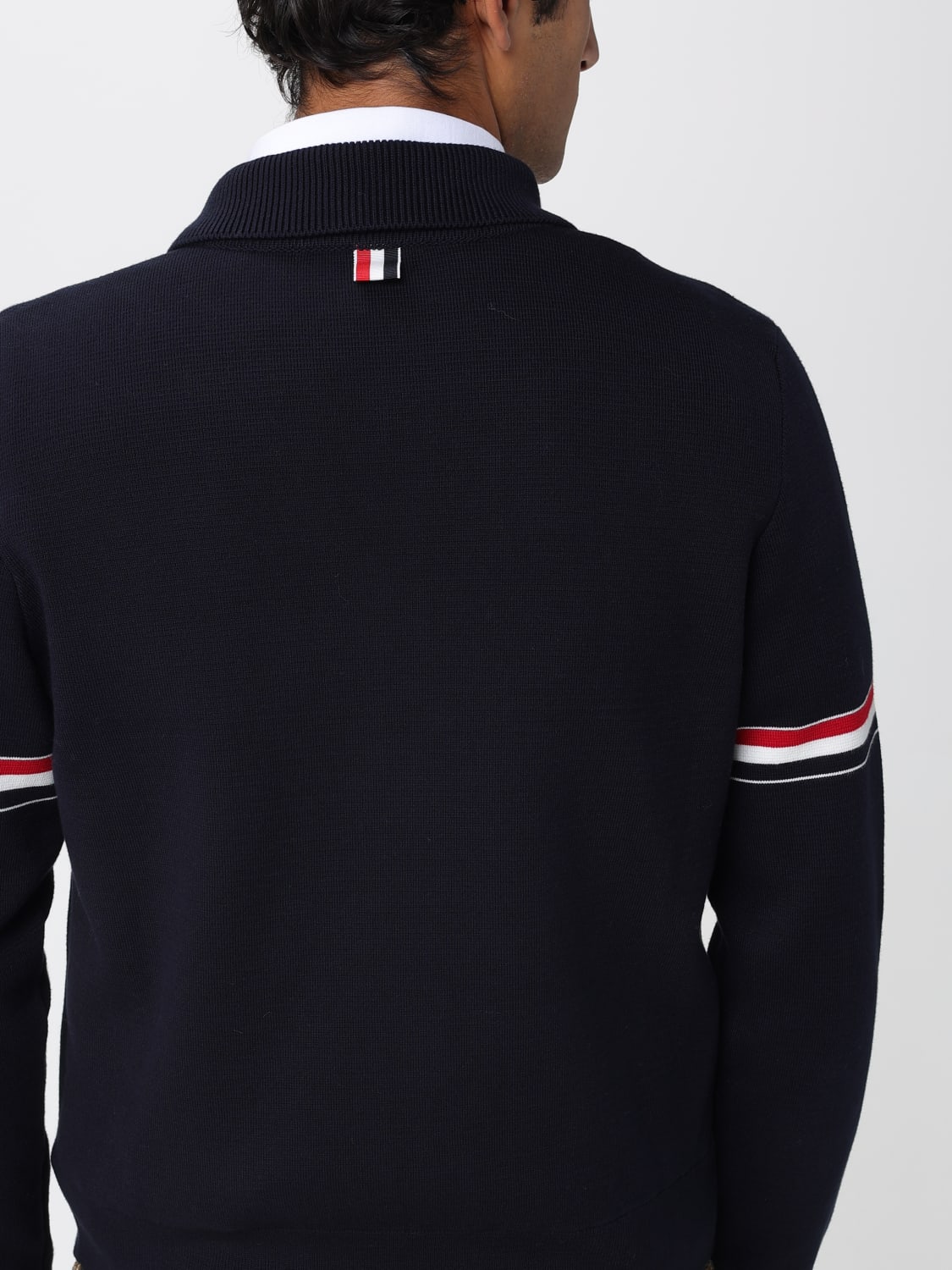 THOM BROWNE PULLOVER: Jacke herren Thom Browne, Navy - Img 5