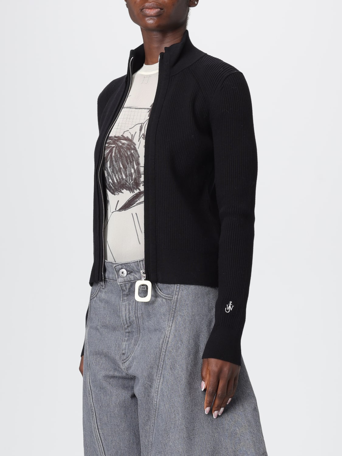 JW ANDERSON PULL: Pull femme Jw Anderson, Noir - Img 4