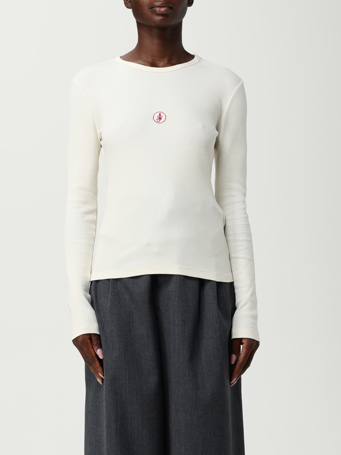 JW ANDERSON TOP: Jersey mujer Jw Anderson, Blanco - Img 1