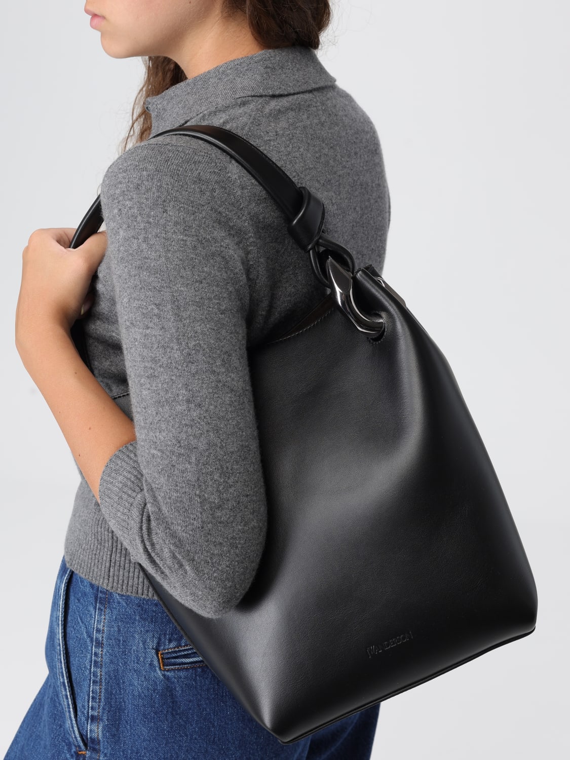 JW ANDERSON SHOULDER BAG: Shoulder bag woman Jw Anderson, Black - Img 2