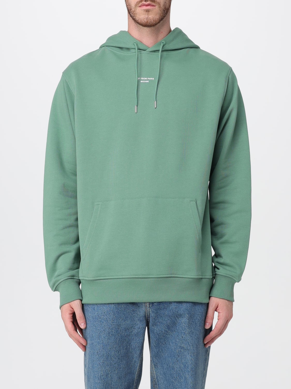 DRÔLE DE MONSIEUR SWEATSHIRT: Sweatshirt men Drôle De Monsieur, Green - Img 1