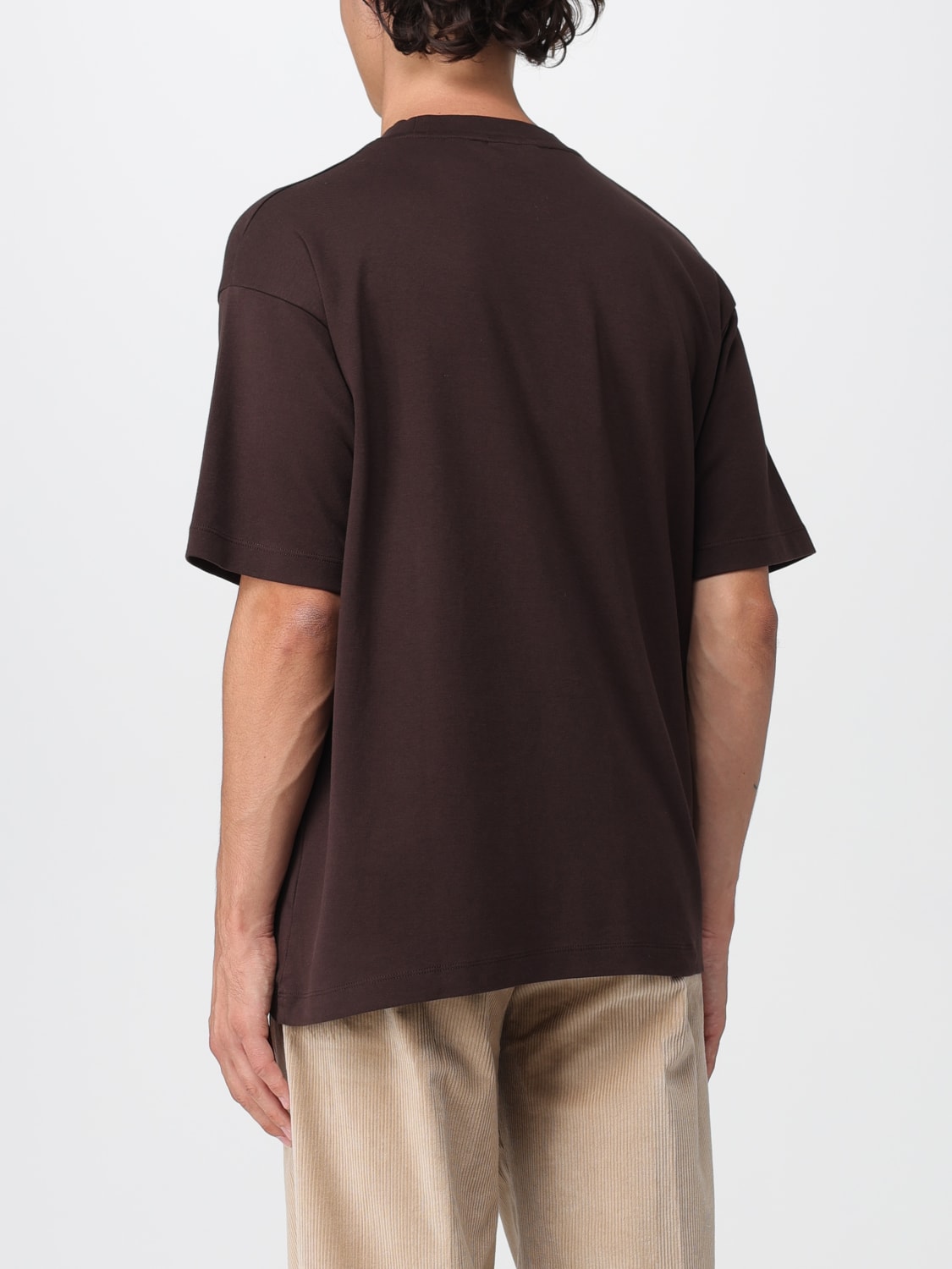 DRÔLE DE MONSIEUR T-SHIRT: T-shirt men Drôle De Monsieur, Brown - Img 2