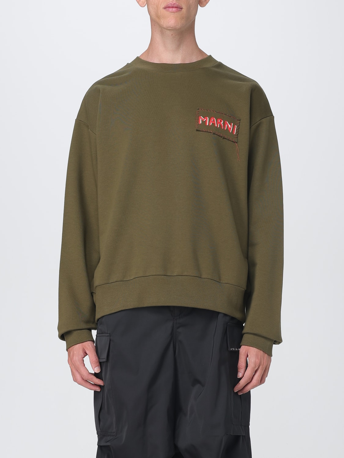 MARNI SWEATSHIRT: Sweatshirt men Marni, Green - Img 1